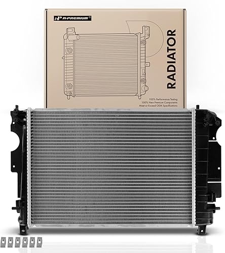 Miniatura 8 de A-Premium Radiador de refrigerante del motor con enfriador de aceite de transmisión compatible con Saab 9-3 1999-2002 900 1991-1998, repuesto #