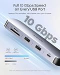 Anker Nano 8-in-1 USB C Station d'accueil, double moniteur Portable Dock avec 4K@60 Hz HDMI, 10 Gbps 1 USB-C, 2 USB-A 3.0, 85W PD, SD/TF, pour Dell, Lenovo, HP, et les ordinateurs portables Windows (chargeur non inclus) HDMI 4K@60Hz, USB-C 10Gbps, 2 USB-A 3.0, PD 85W