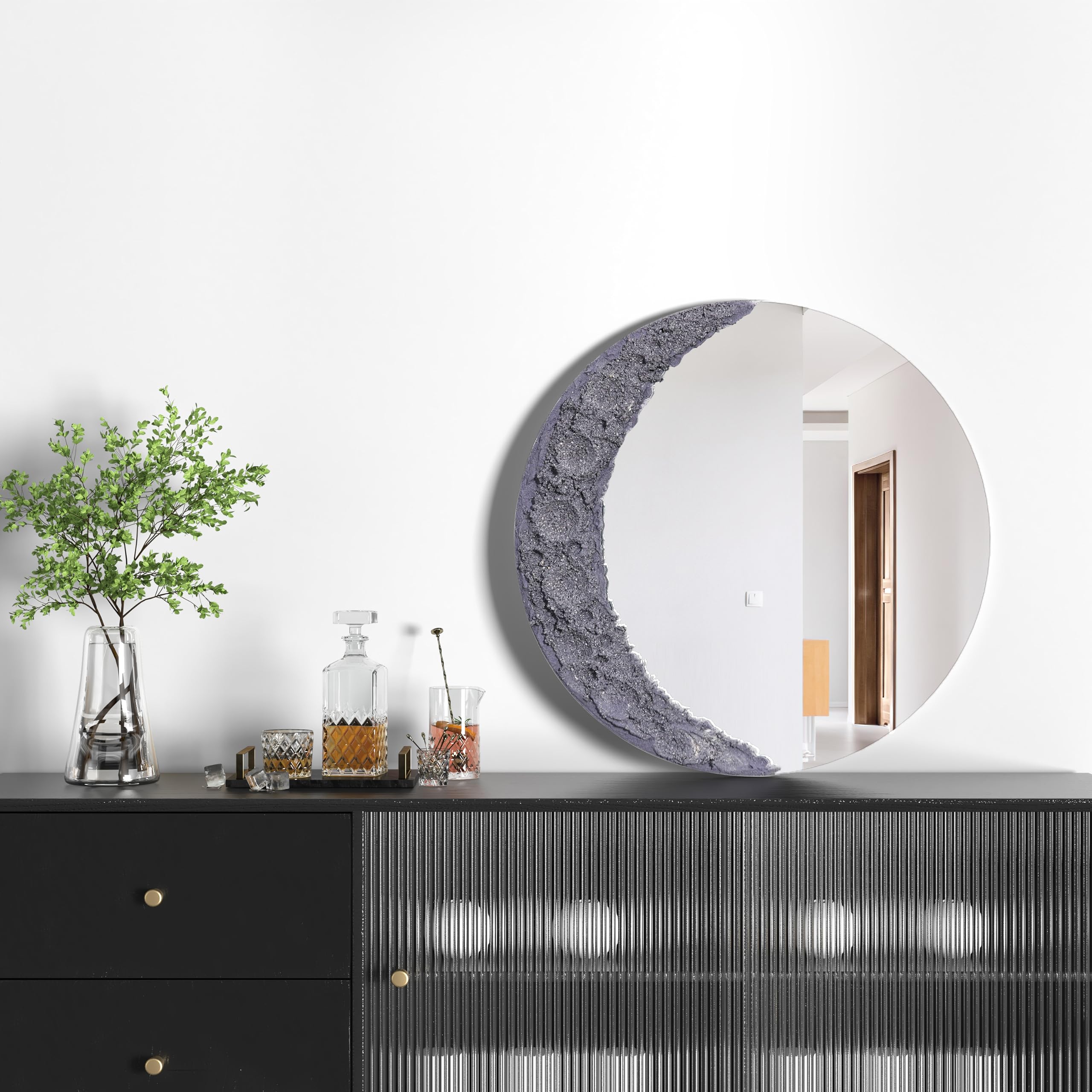 Espejos de luna para decoración de pared