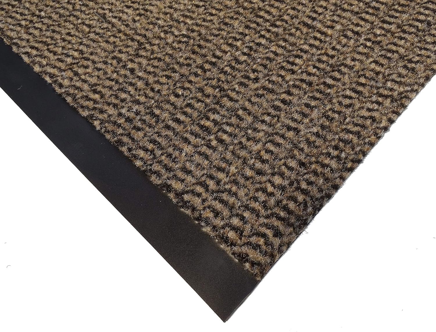 Schmutzfangläufer Meterware 60 cm braun-schwarz meliert - ohne Rand an den Schnittkanten (60 x 300 cm, braun)