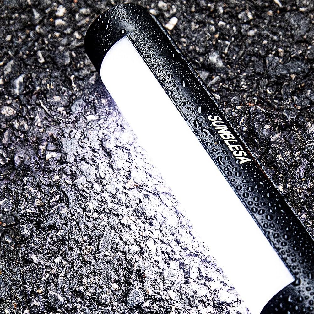 Sunblesa Upgrade Wiederaufladbare Bivvy Light - Magnetische LED Campinglaterne mit Fernbedienung 5000mAh Powerbank, Rot/Grün/Weiß Modi, Wasserdicht für Karpfenangeln Camping Notfälle