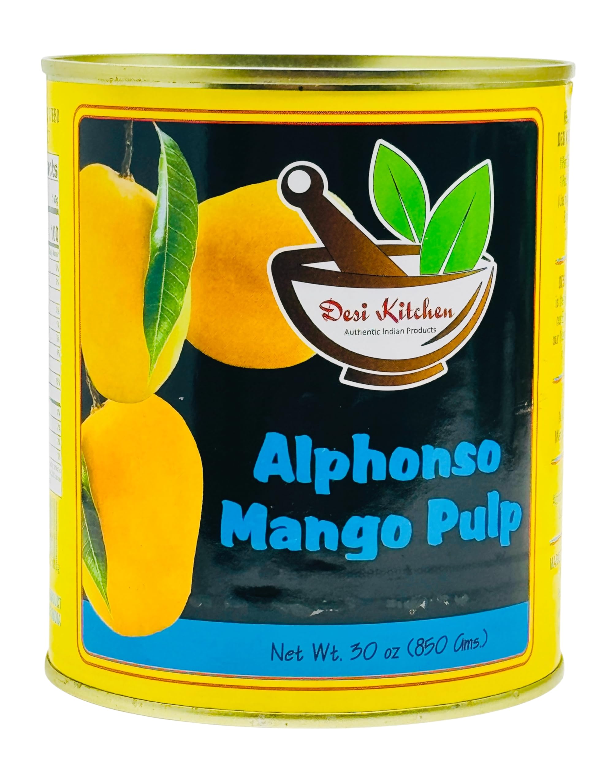Desi Kitchen Alphonso Mango Pulps 850g(30oz) Delicious flavor By Rani Foods Inc