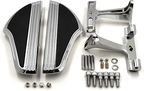 SMT- - Soporte de montaje cromado para tablero de pasajeros, compatible con Touring de 93 en adelante B07PPC3WR9 SMT- - Soporte de montaje cromado para tablero de pasajeros, compatible con Touring de 93 en adelante B07PPC3WR9