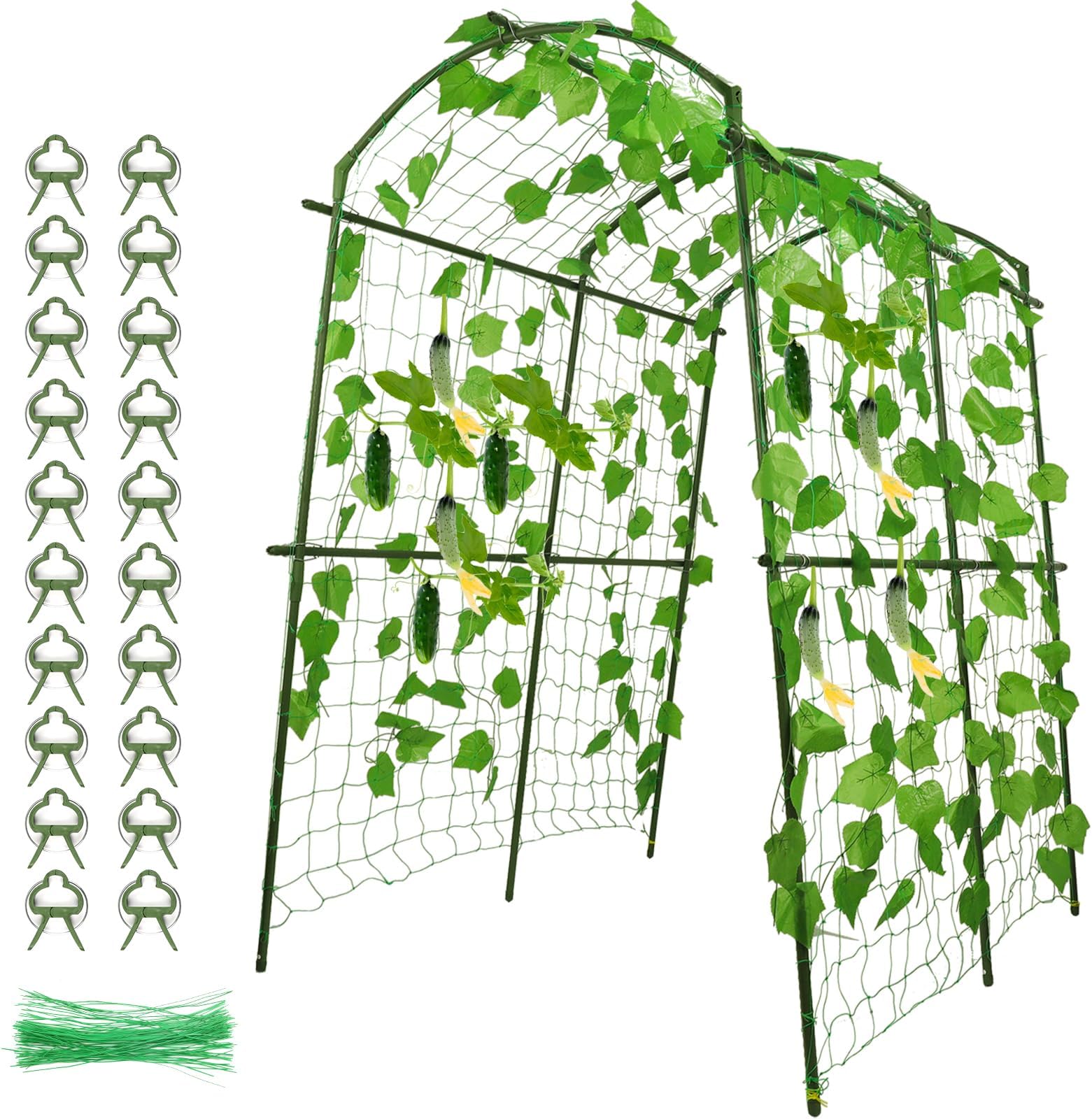7 Feet Garden Arch Trellis for Climbing Plants Stand