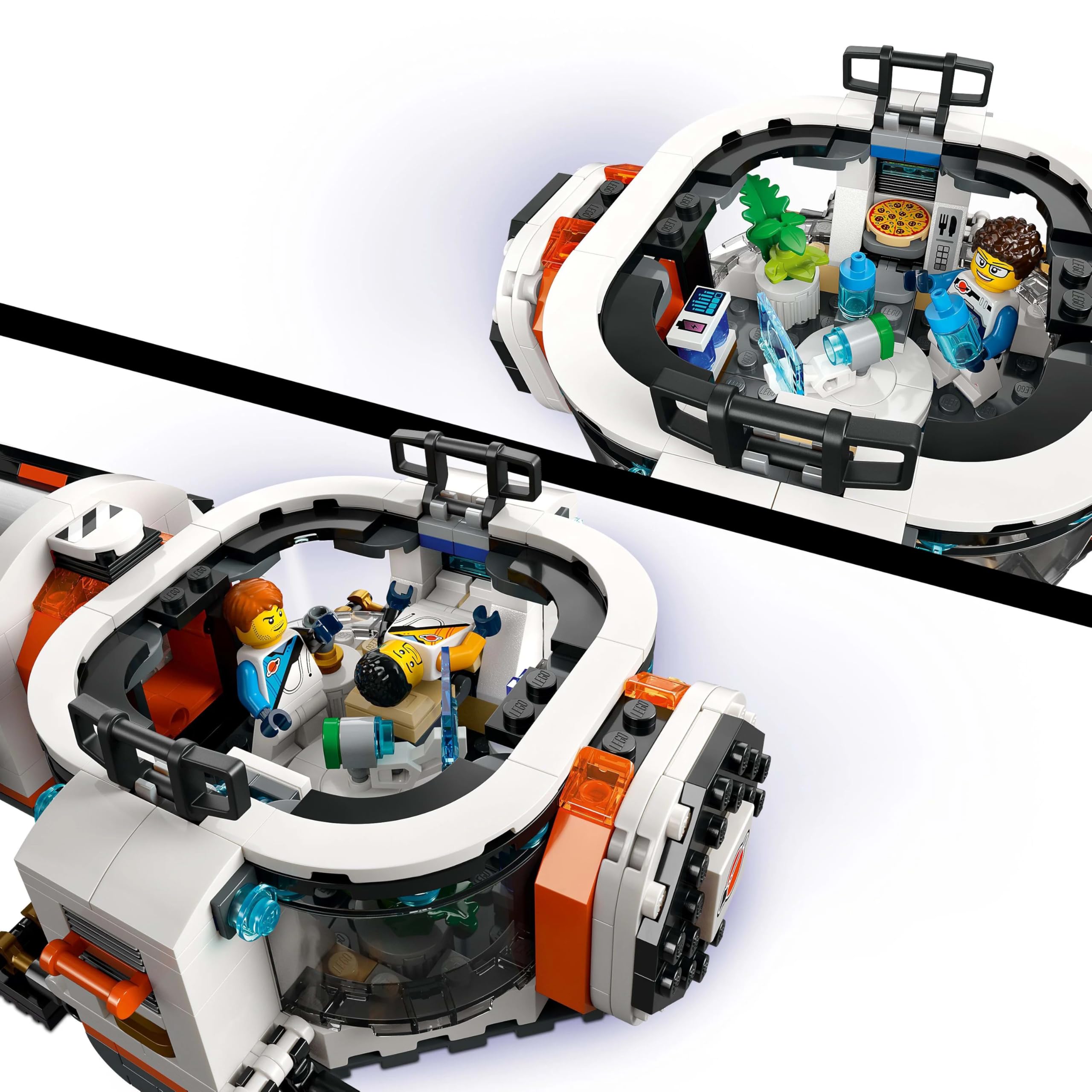 LEGO City Modular Galactic Spaceship 60446 Outer Space Toy for Kids,  Astronaut Gift for Ages 7 Plus, Reconfigurable Modular Set (717 Pieces) :  Amazon.sg: Toys