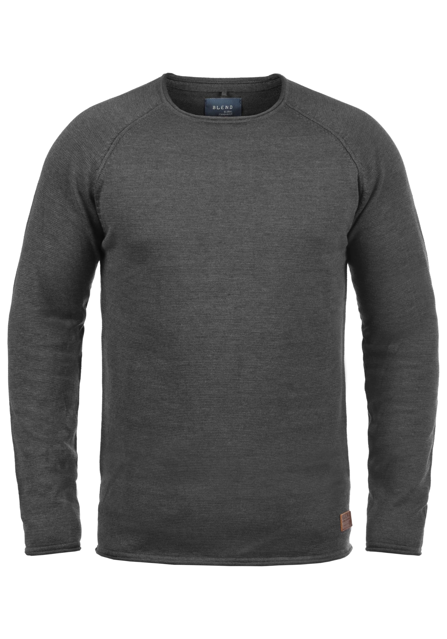 Blend BHJohn Herren Strickpullover Feinstrick Pullover mit Rundhalsausschnitt