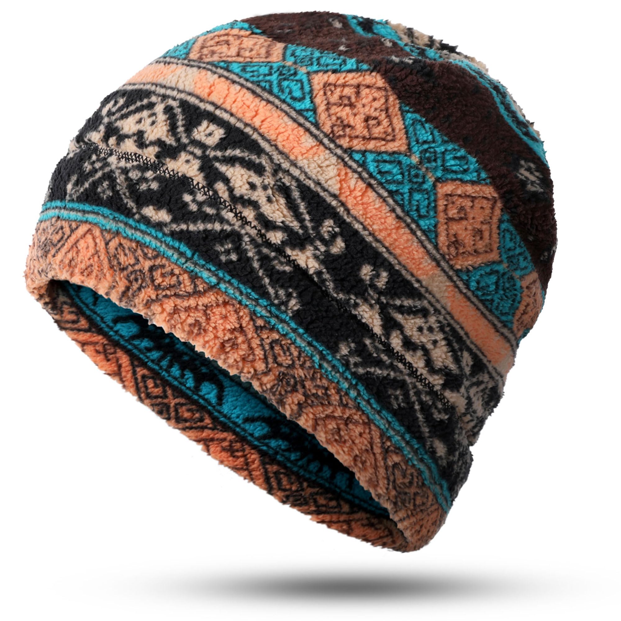 WTACTFUL Fleece Winter Warm Thermal Watch Cap - Mens Womens Skull Beanie Hat for Running Skiing Hiking Snowboarding #1