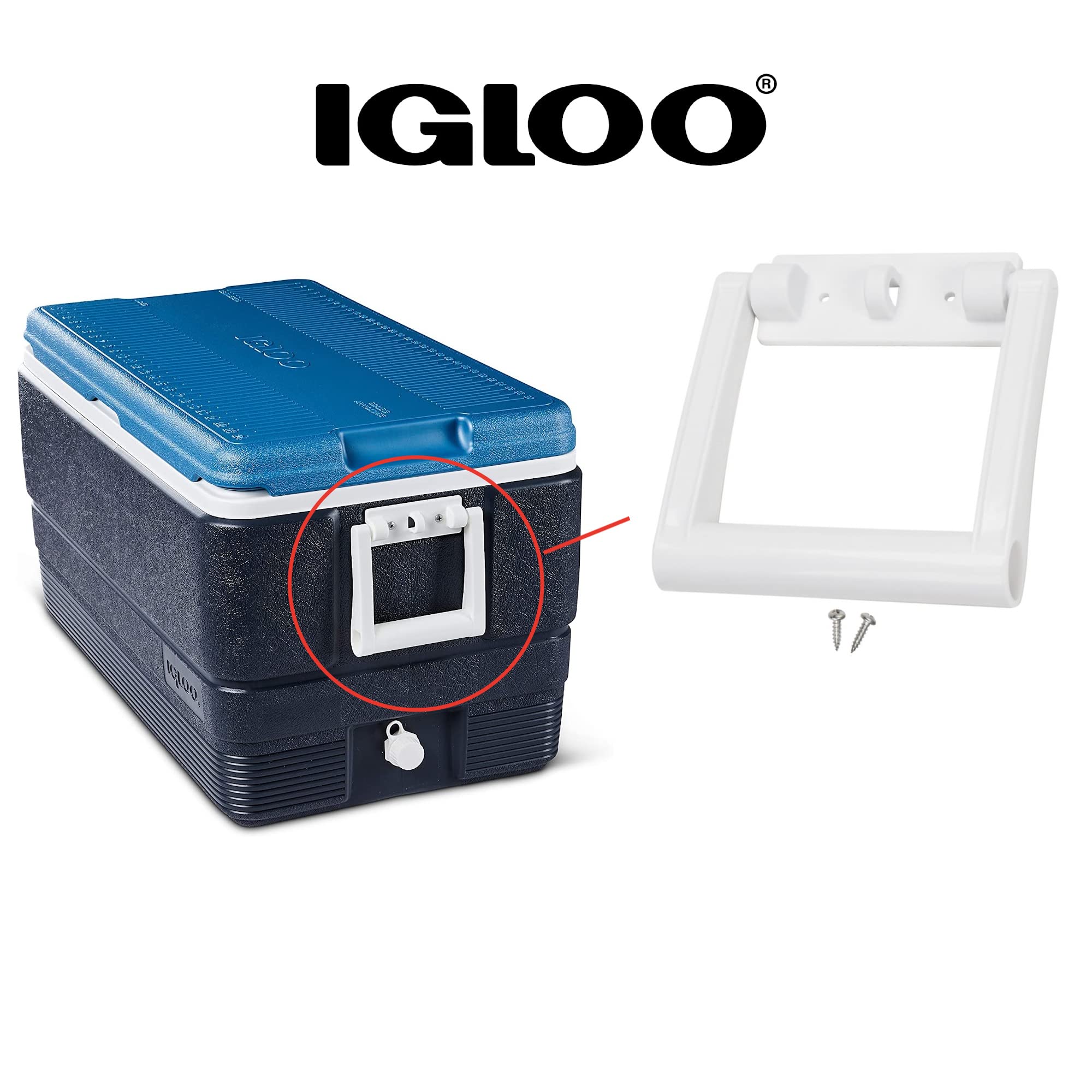 IGLOO - ささき Amazon | Igloo 21023 25-72クォート クーラーハンドル ネジ付き