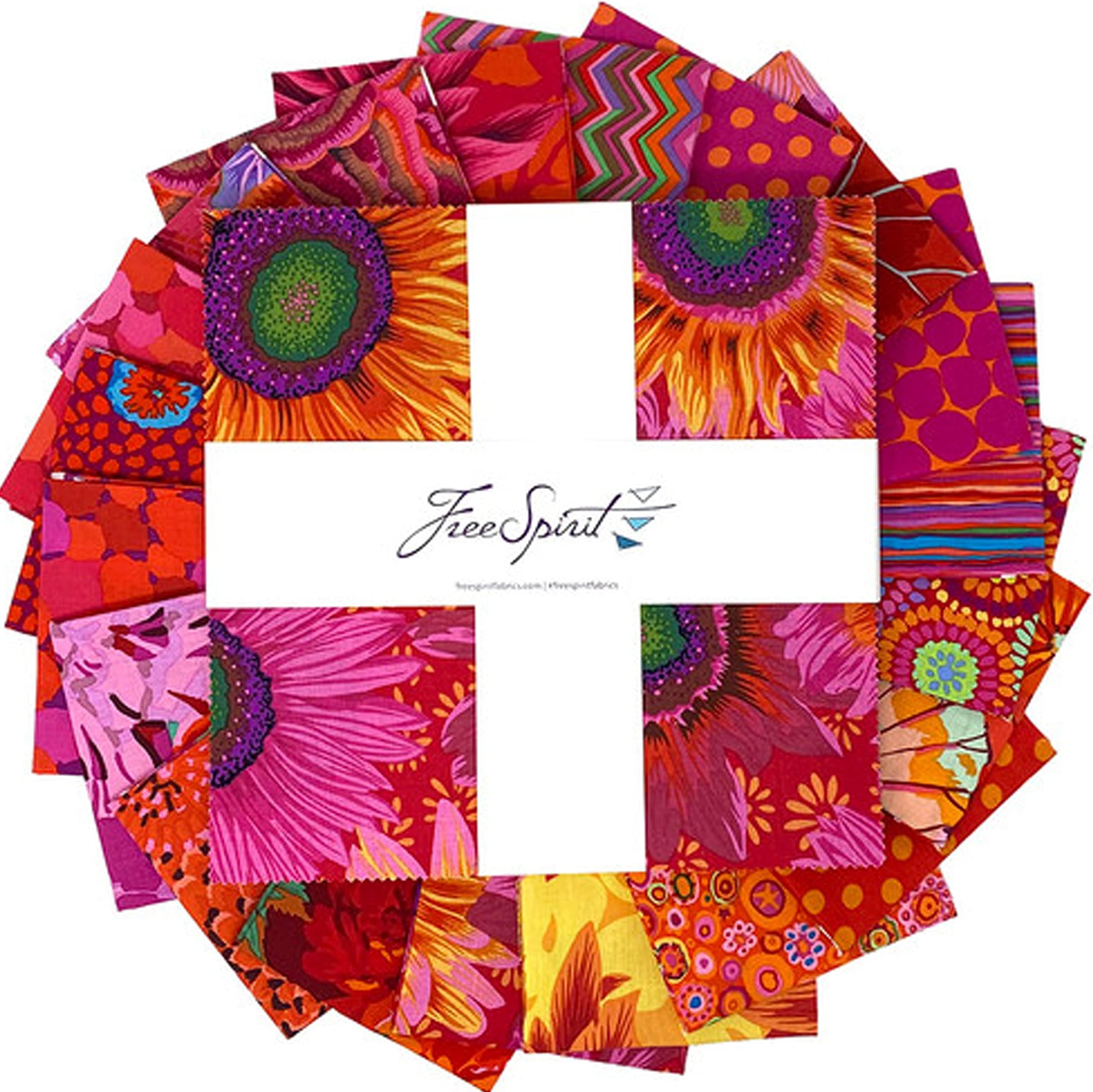 SUSIE'S GARDEN Kaffe Fassett Classics Plus Vineyard Layer Cake 42 10" Fabric Squares for Free Spirit Fabrics