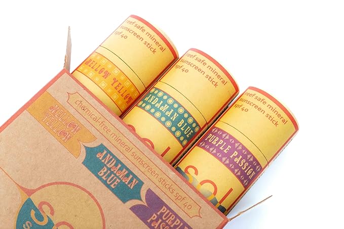 Amazon.com: Sol Sauce Colorful Zinc Sunscreen Sticks • All Natural ...