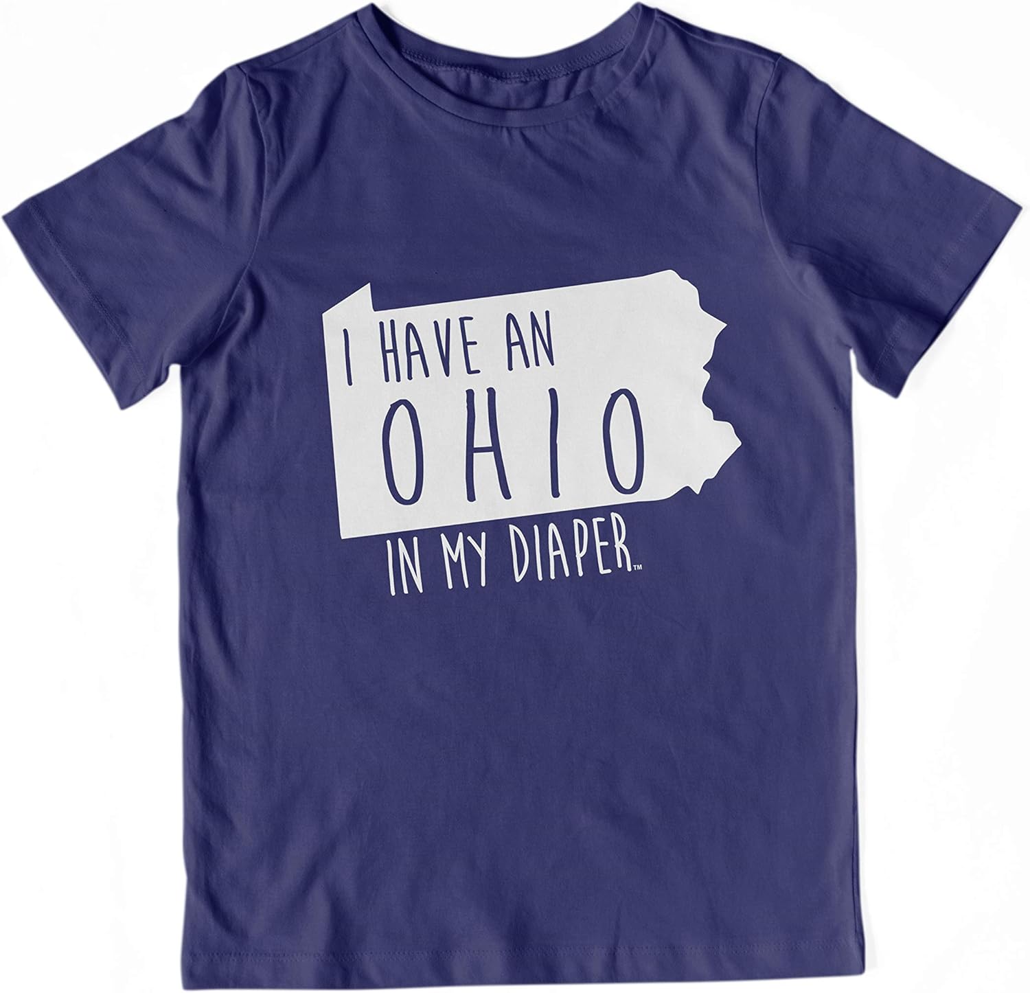 In My Diaper I Have A Ohio - Pennsylvania Rival Sports Fans Baby Infant Shirt