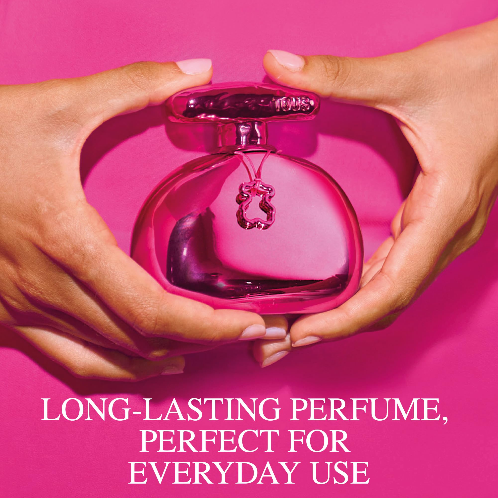 TOUS Electrotouch Eau de Parfum for Women, Floral Feminine Perfume for Everyday Wear, Long Lasting Fragrance. 3.4 Fl Oz