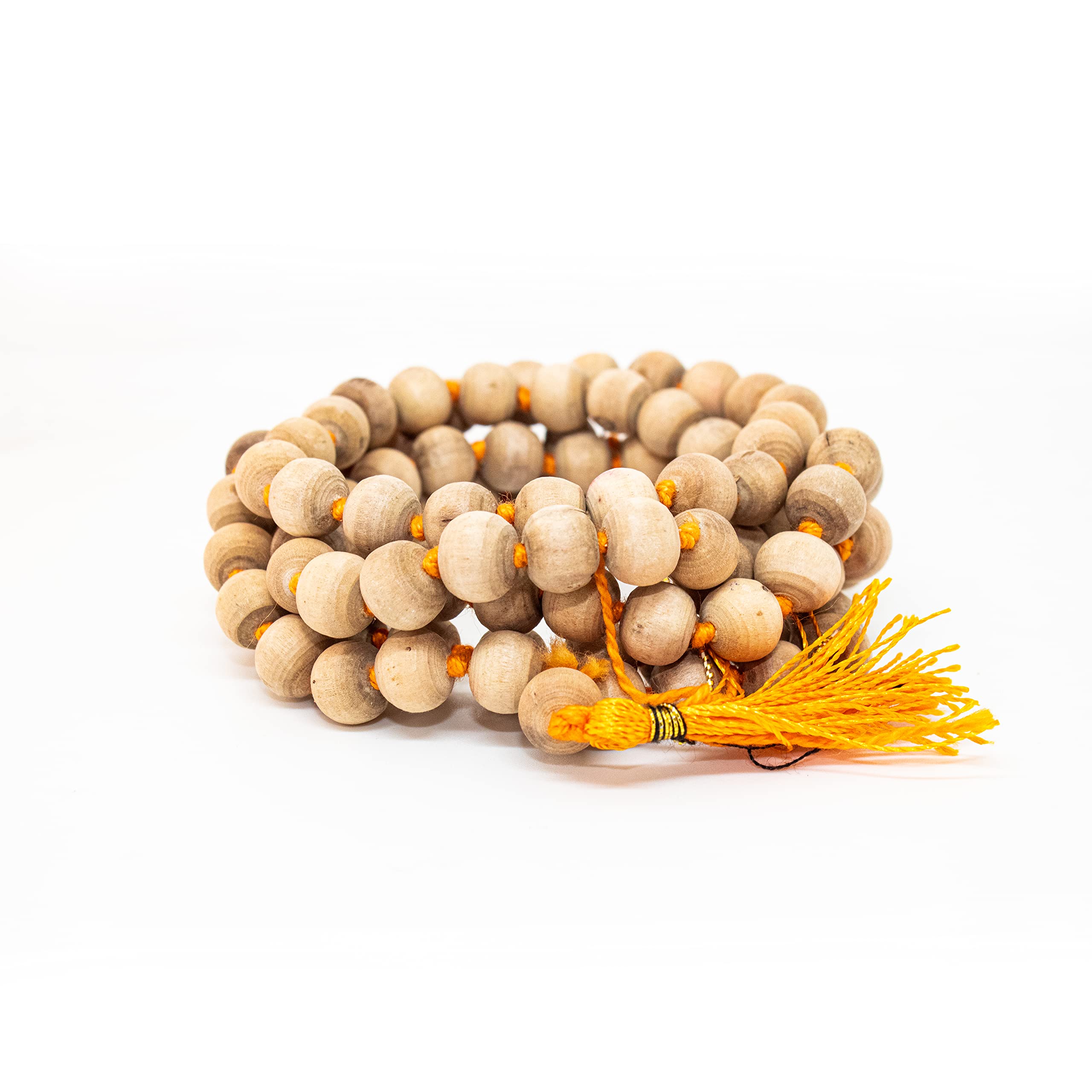 Swaha Tulsi Mala | Natural Lab Certified 108 + 1 Tulsi Beads | Jap Mala | Spritual Japa Mala | Meditation Mala