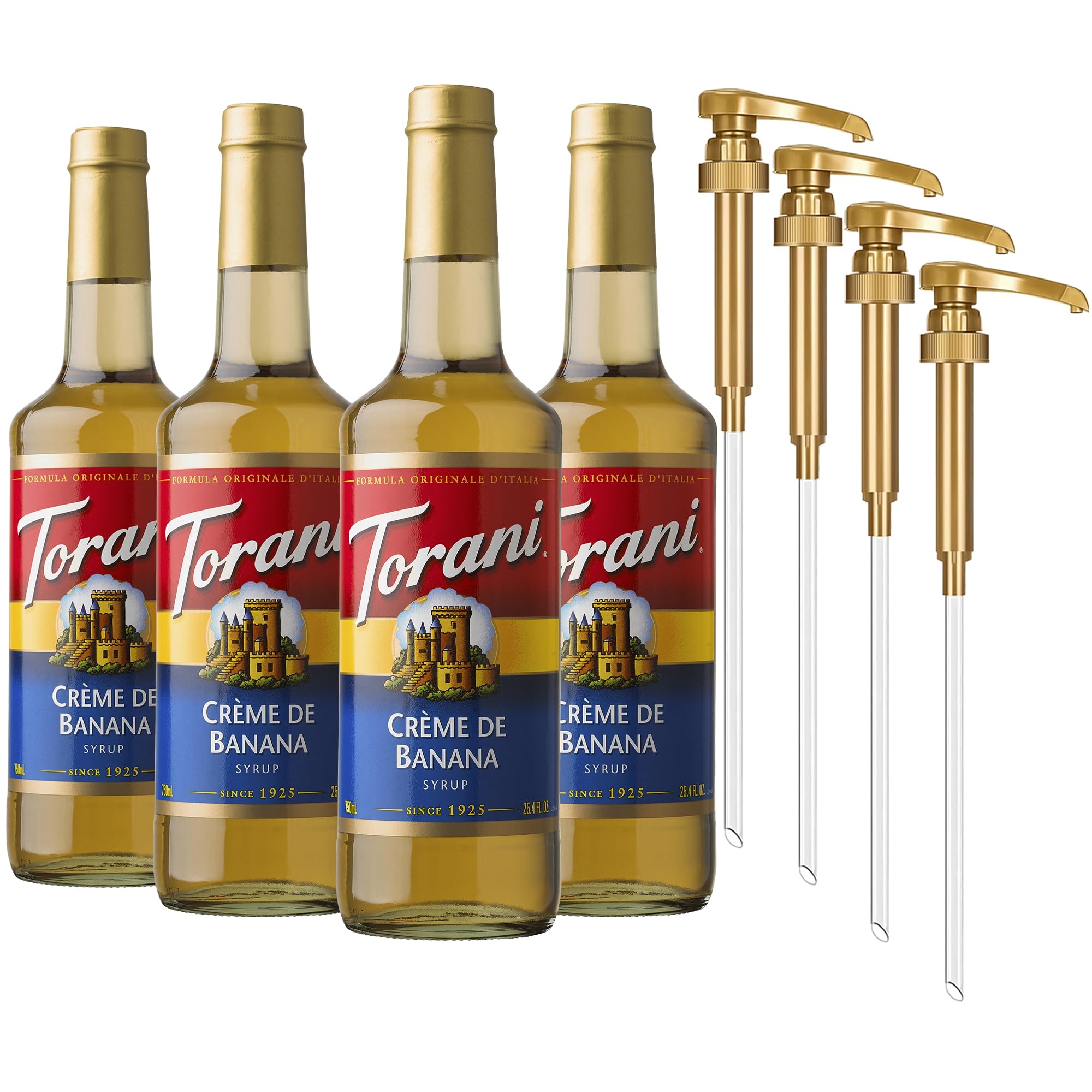 Torani Syrup, Crème de Banana, 25.4 Ounces (Pack of 4)