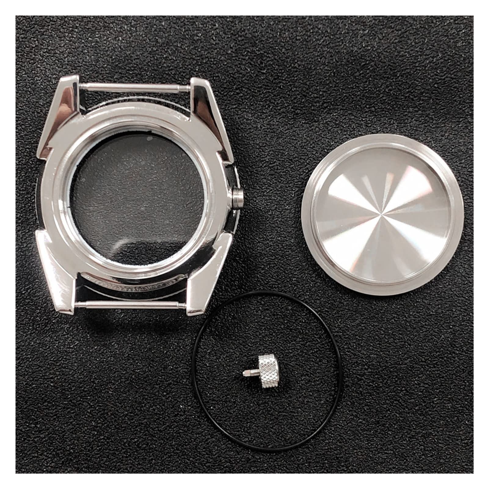 Cassa per Orologio 36MM/40MM con Vetro Zaffiro Compatibile con Movimenti NH35/36 ETA 2824 PT5000, Accessori per Modifiche Orologi  1511