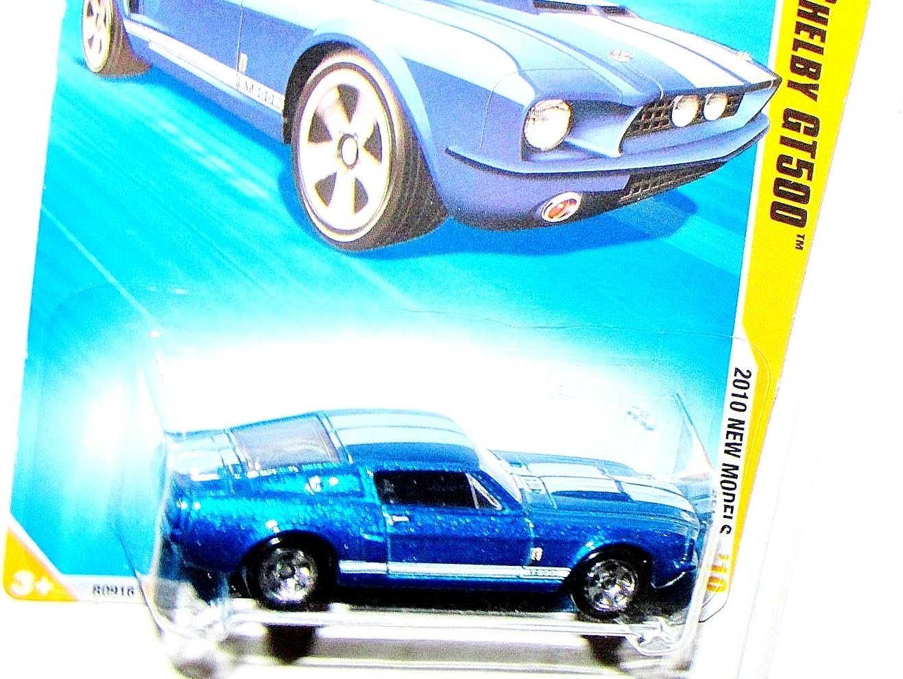 Hot Wheels 2010-001 New Models #1 BLUE '67 Shelby GT500 1:64 Scale