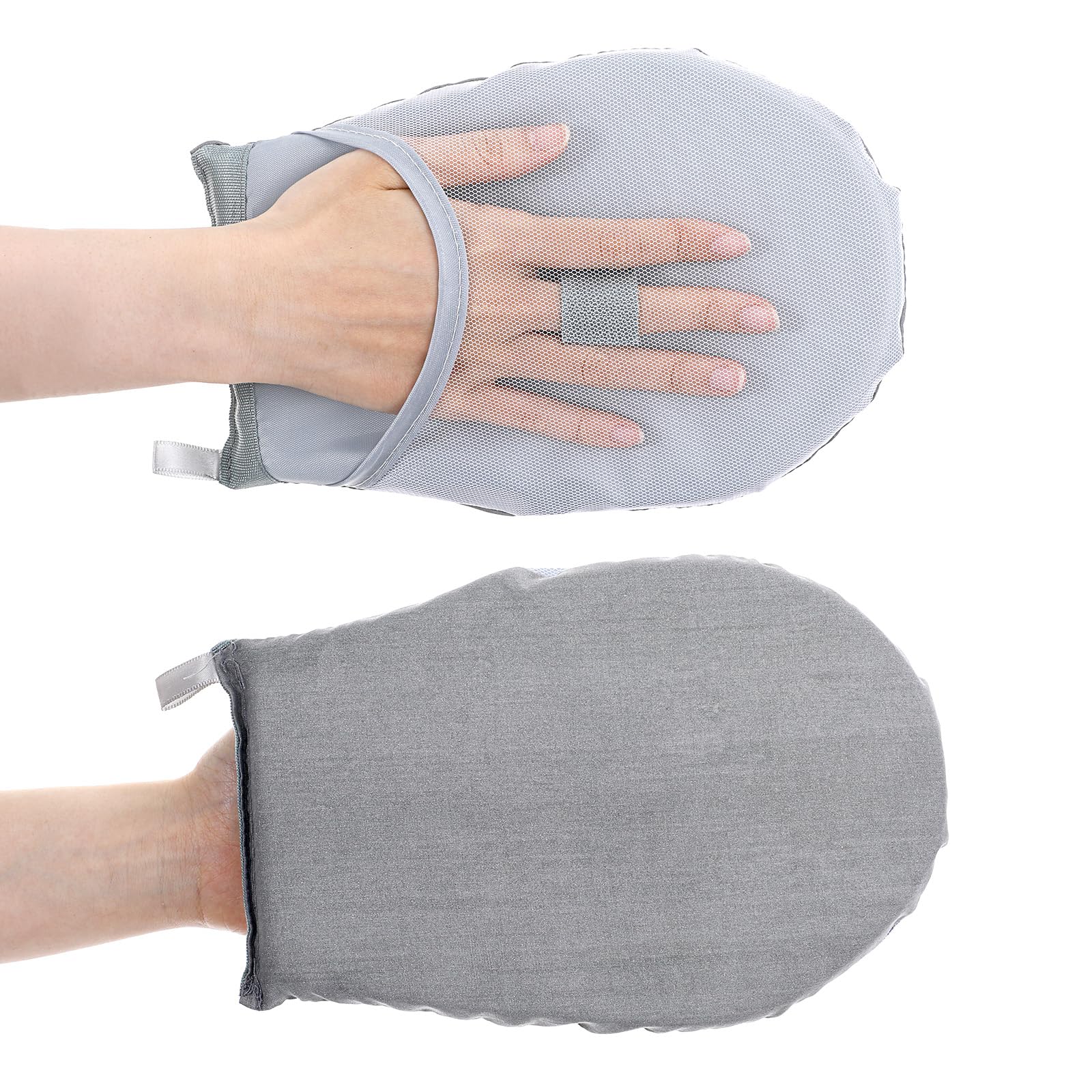 Mabor 1 Stück Bügelhandschuh für Dampfglätter Steamer Handschuh Hitzebeständiger Rund Zehenpartie Hitzeschutzhandschuh Bügelhilfe mit Fingerschlaufen