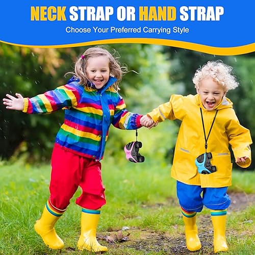 Miniatura 39 de LET'S GO! Binoculares para niños, prismáticos compactos de alta resolución a prueba de golpes Azul,Verde,Light blue,Light pink,Navy