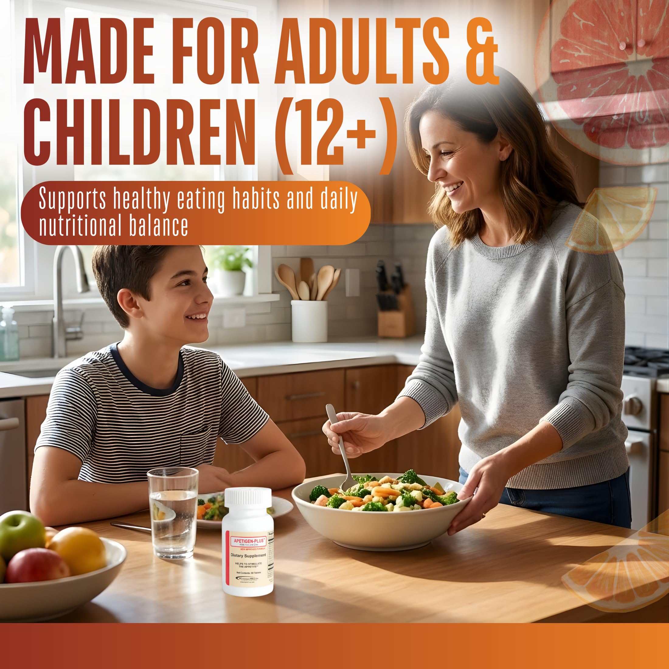 Plus Appetite Booster, for Adults & Kids 12 and Up, 60 Count — Amazon image 4