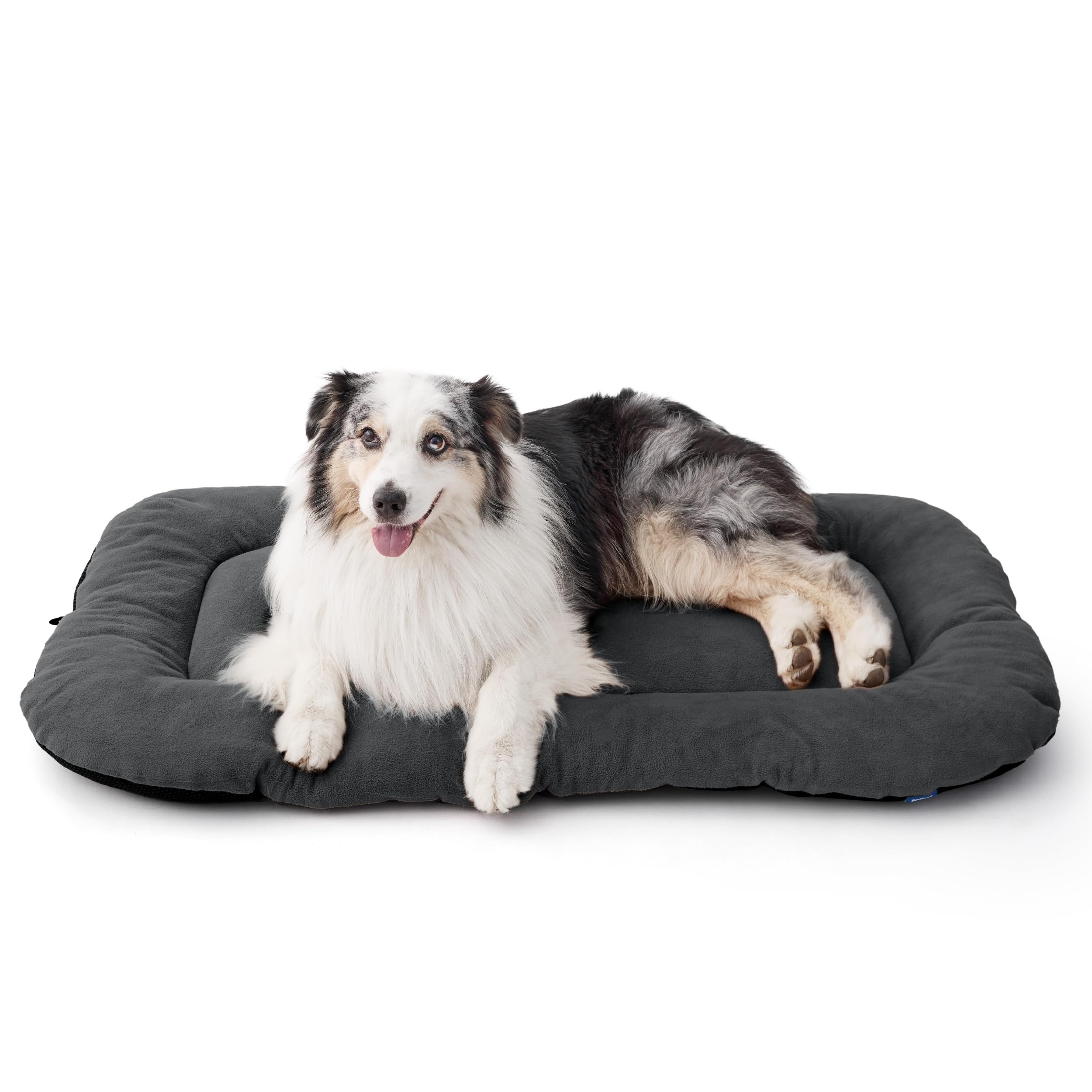 Bedsure Large Dog Bed Mat- Washable Dog Crate Mat with Anti Slip bottom