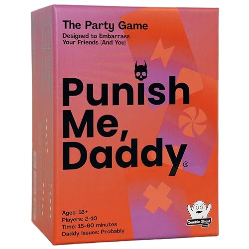 Punish Me, Daddy - Wild Adult Party Game for 18+ - Funny Dares, Twists, and Punishments - Hilarious Card Game for Parties, Game Nights, and Drinking Games - Easy to Learn - Base Game