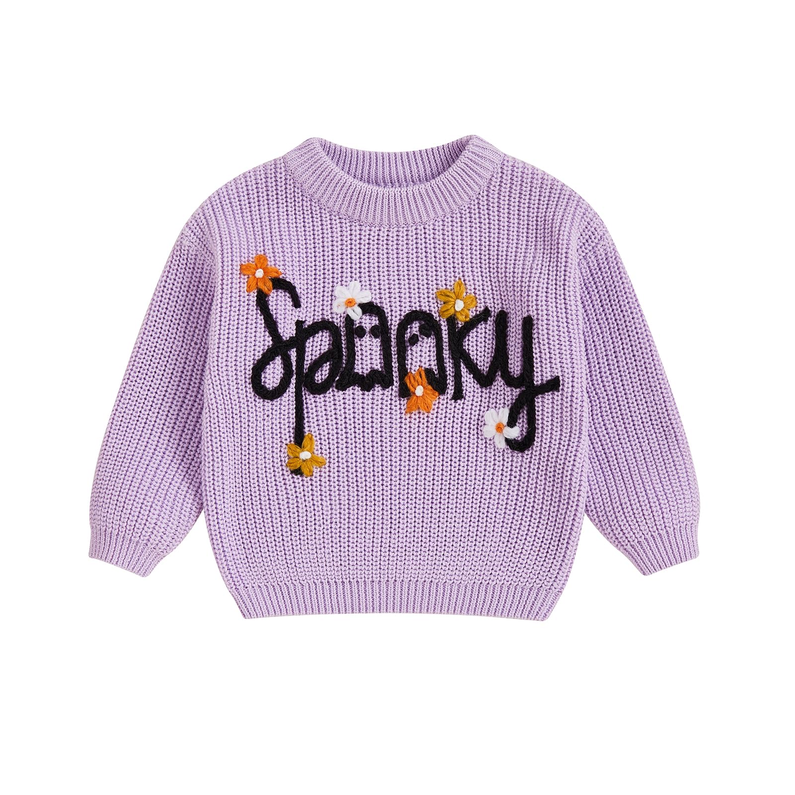 LSFYSZD Toddler Baby Girls Boys Halloween Pumpkin Sweaters Long Sleeve Crew Neck Winter Warm Knitwear Pullover Jumpers Top — view 132