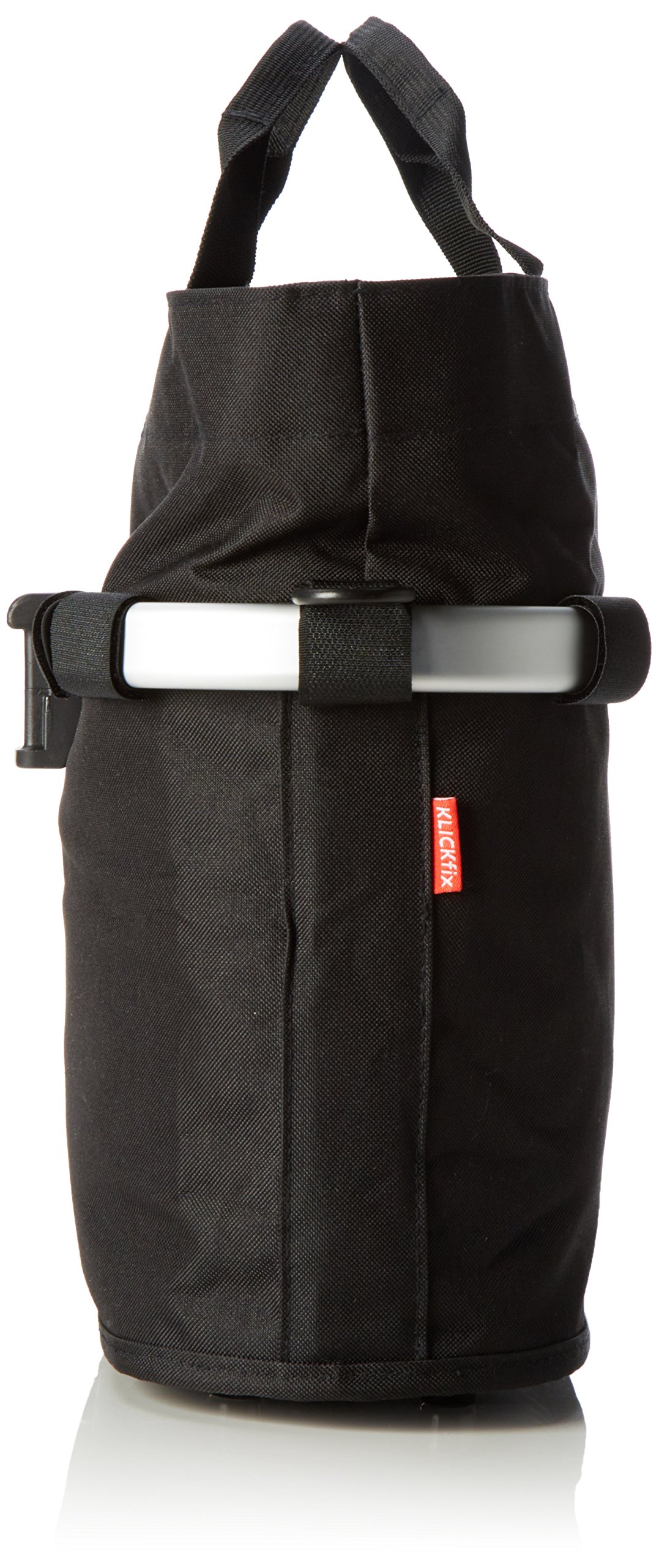 KLICKfix Farradtasche Bikebasket Oval S Schwarz, 34 x 31 x 17.5 cm