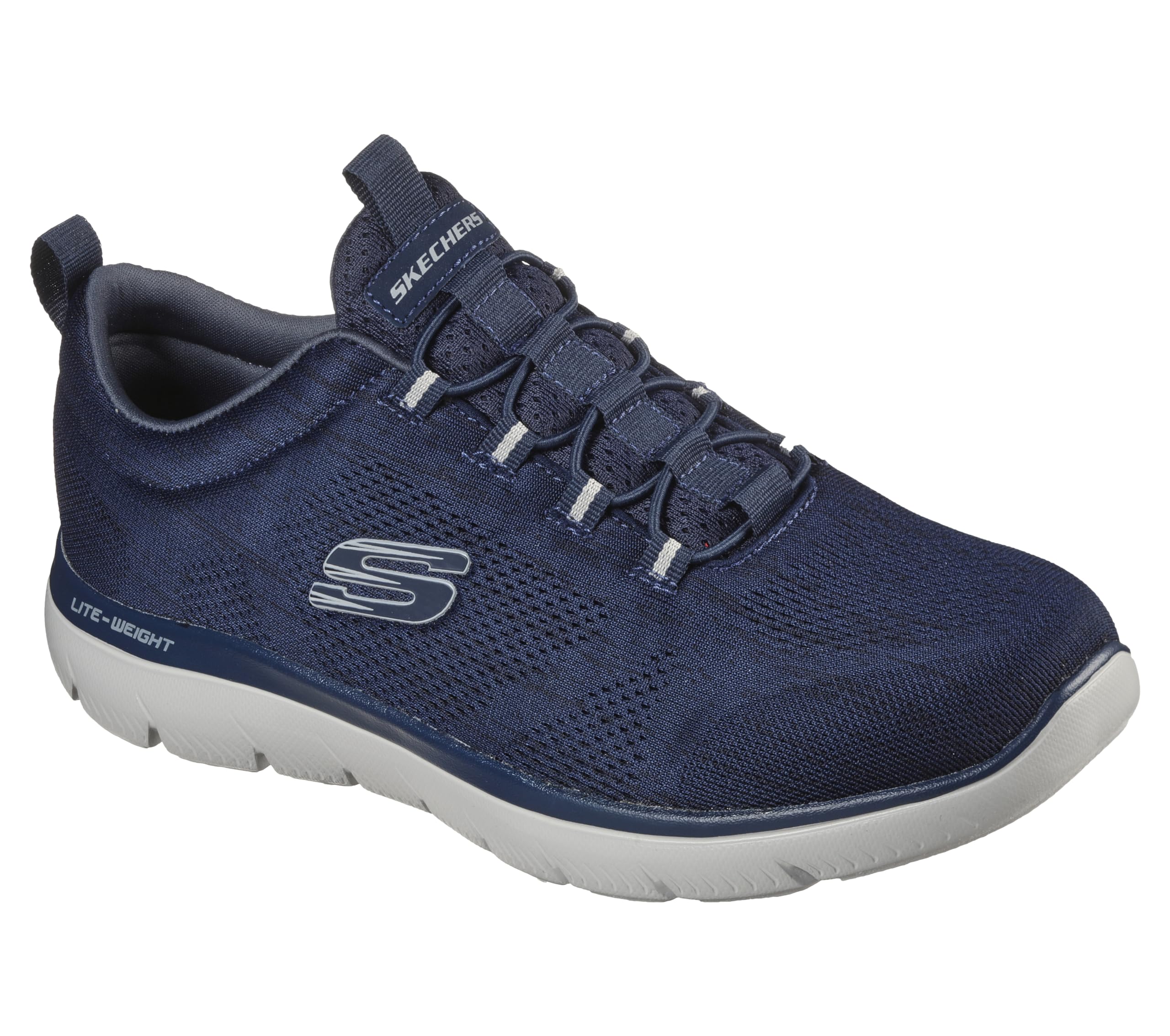 Skechers Mens Summits - LOUVIN Navy Casual Sneakers (232186ID-NVY_9)