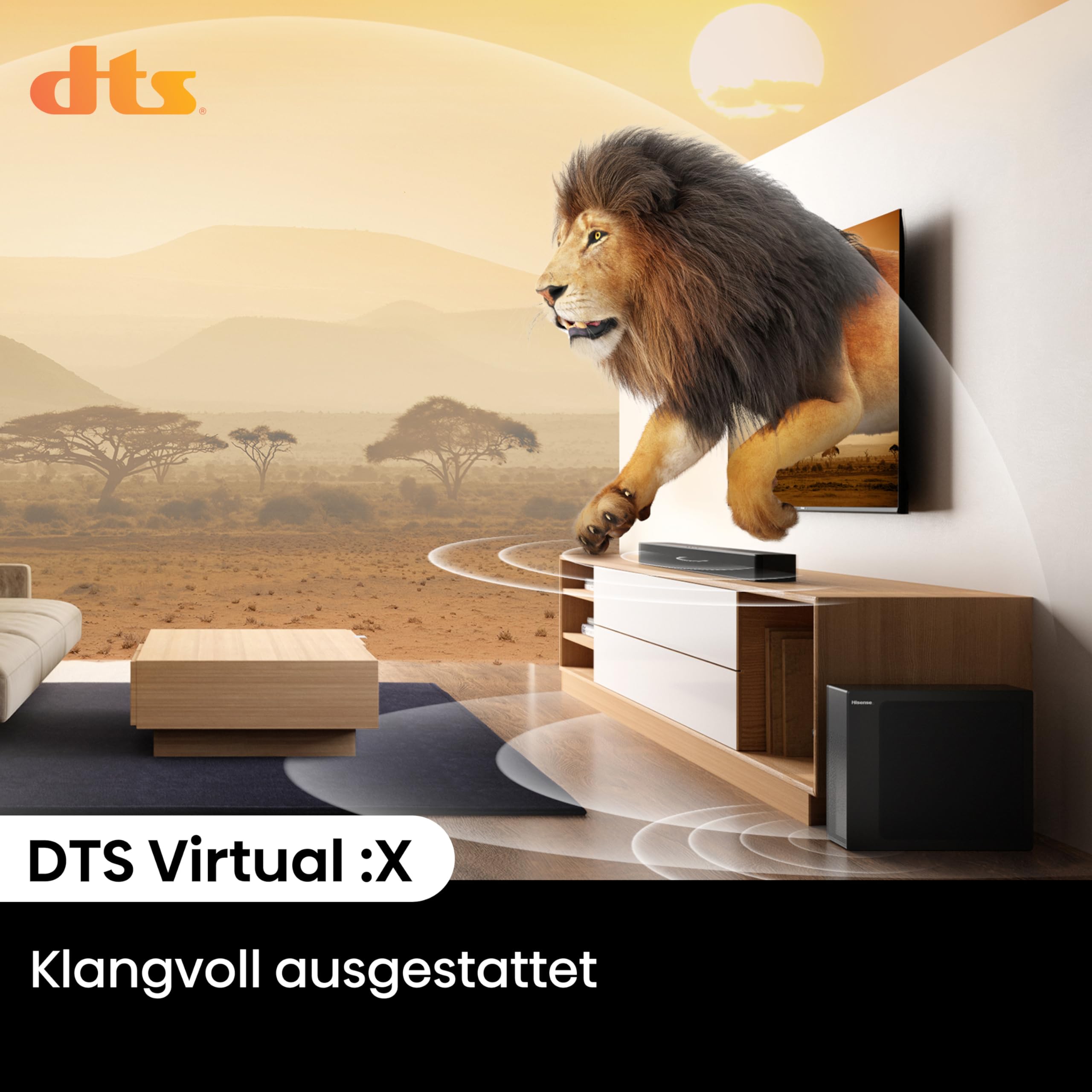 Hisense Bundle of 50E7Q Fehrnseher, 50 Zoll, 4K QLED, Smart TV+ HS2100, 2.1 Kanal Soundbar, 240W max Audio Power,Dolby Audio, DTS Virtual:X, Ultra-Slim Wireless subwoofer, TV Mode, EzPlay
