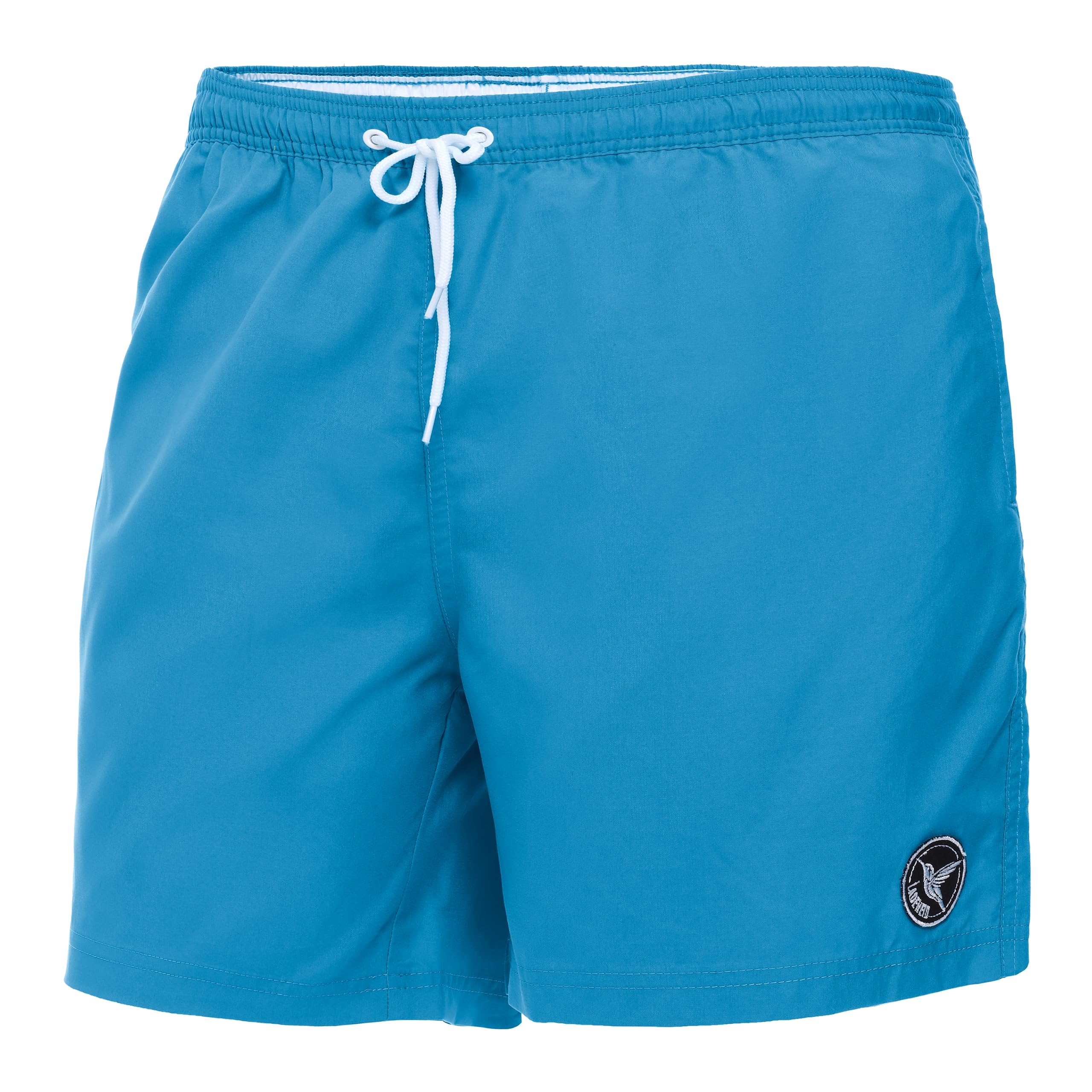 Ladeheid Costume Uomo Mare Classico Lunghezza con Taschino, Medium Drawstring, Fodera Rete, Costumi da Bagno, Boxer per la Spiaggia, la Piscina e Il Surf LA40-128