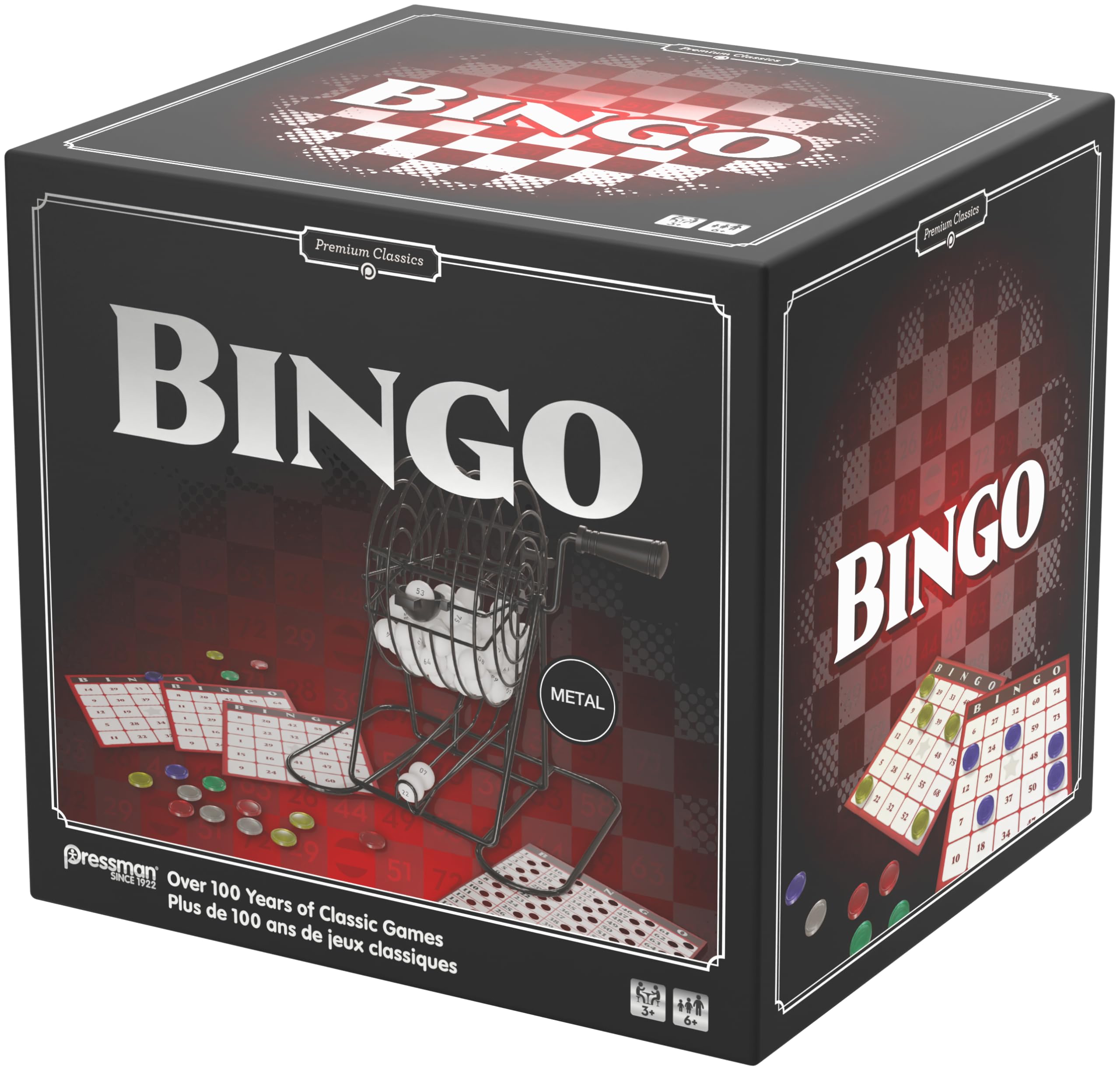 Classics Bingo with Bingotrommel, Rot Und Weiß, 20 x 18 x 18,5 cm - Image 4
