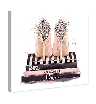 oliver gal　CHANEL Amazon.com: Oliver Gal 'Dripping Roses and Chanel' The