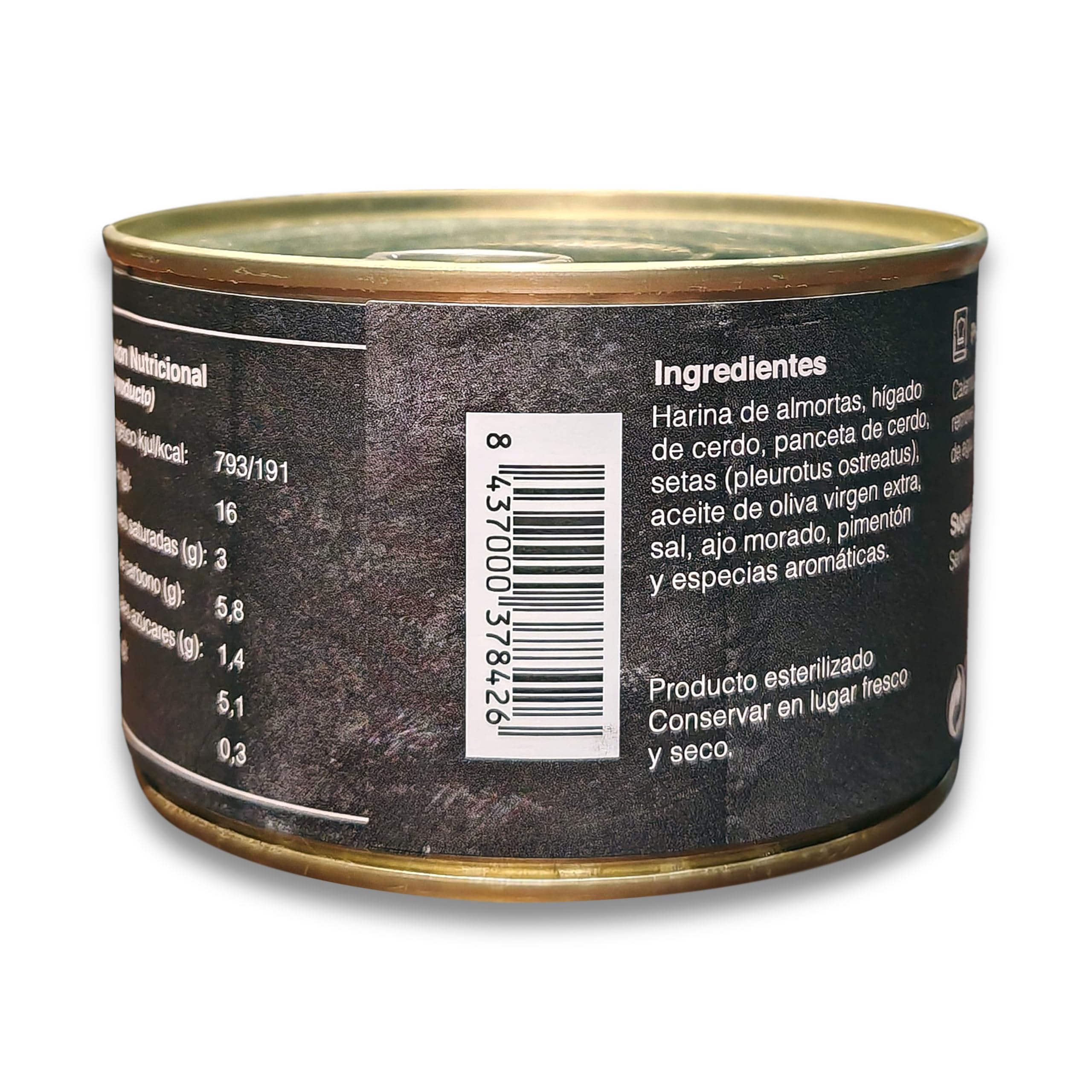 Gachas de almortas. Plato típico manchego. Pack de 3 unidades de 430 gr/unidad