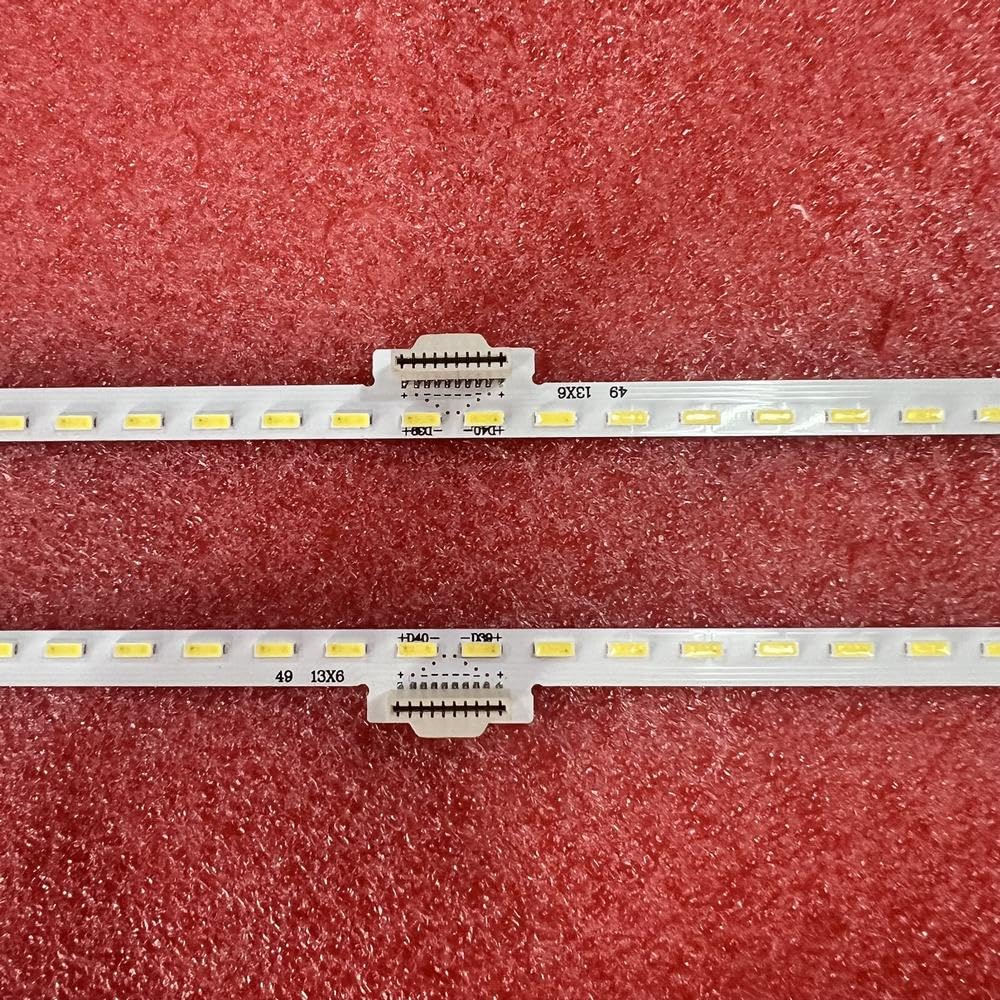 LOCLPCKGYA LED Backlight Strip 78LED Fit For SONY 49" TV XBR-49X800D KD-49X8000D KD-49XD8077 KD-49XD8005 KD-49XD8099 734.01Q01.0002(4 PCS For 2 TV)