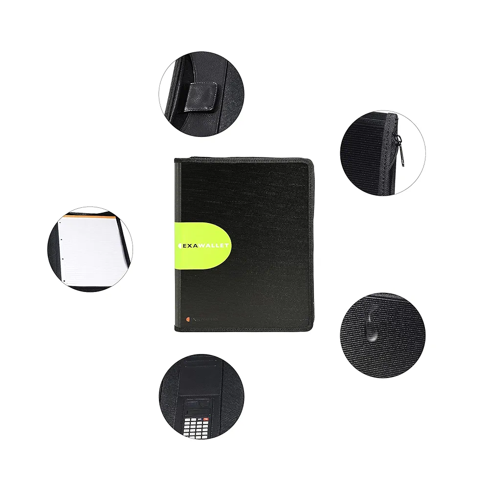 Porte-bloc Exacompta Exactive - Avec Pince, Pochette A4 Et élastique, Idéal Pour Le Bureau