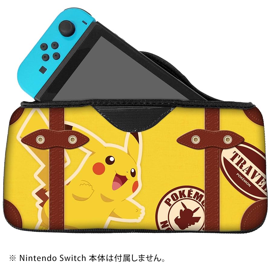 ポケモン　ピカチュウ＆イーブイ　Switchポーチ 株式会社 HORI | ポケットモンスター ハードポーチ for Nintendo