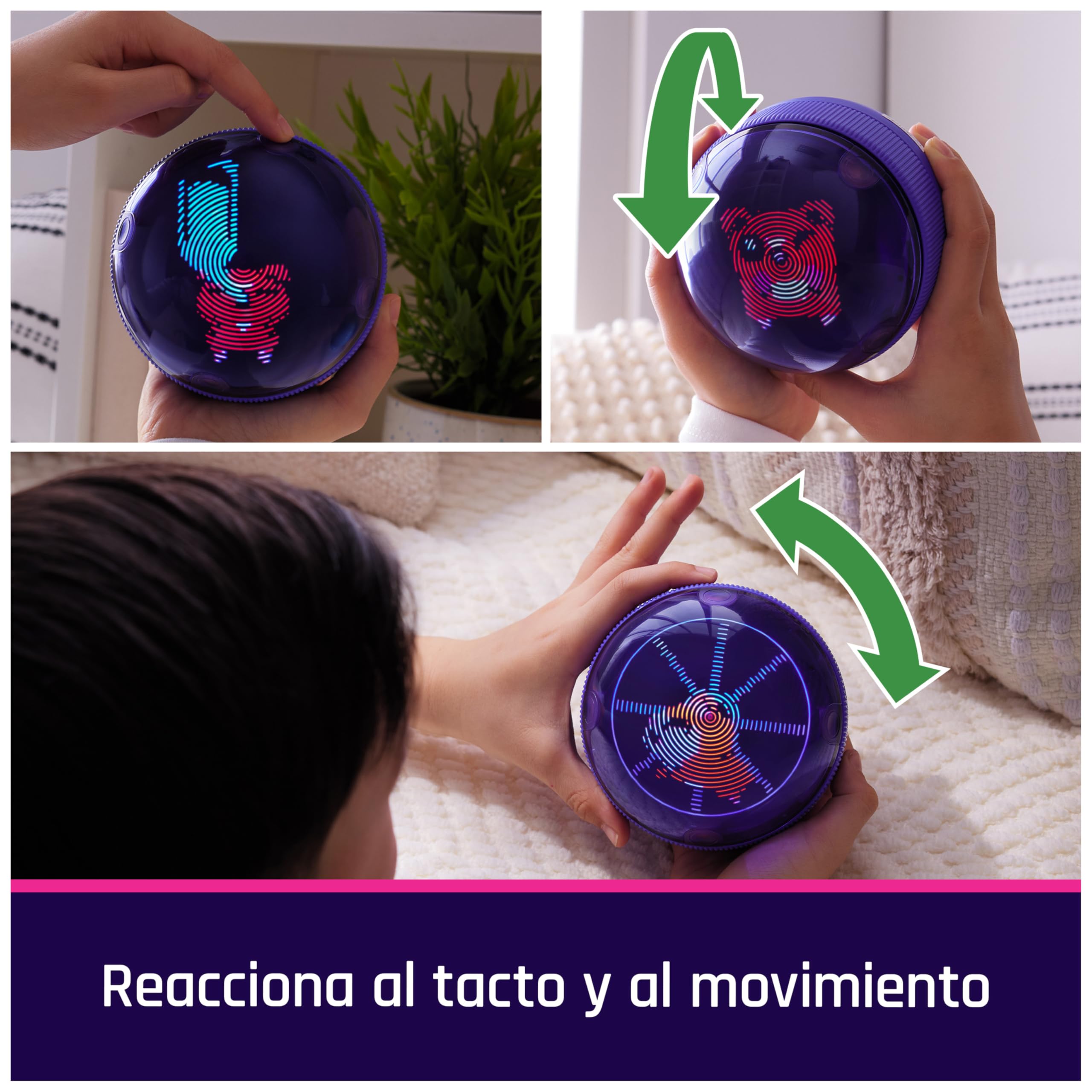Bitzee - Mascota Digital Hamster Ball - Mascota Virtual con 20 Hamsters - Mascota Interactiva Que Rueda y Reacciona al Tacto con Interacciones y Sonidos - Juguetes Niños 5 Años +