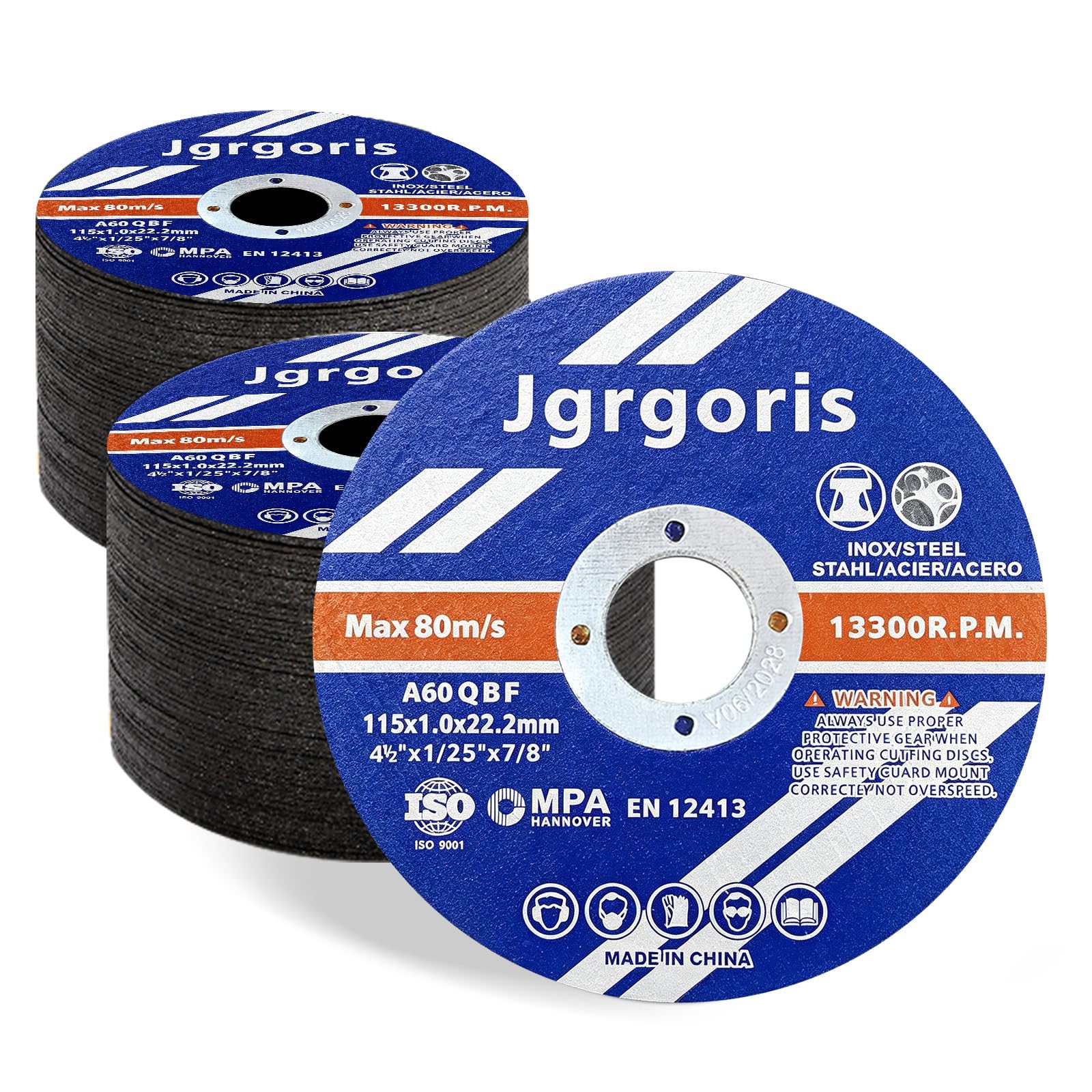 Cut-Off Wheels - 54 Pack for Metal & Stainless Steel -13