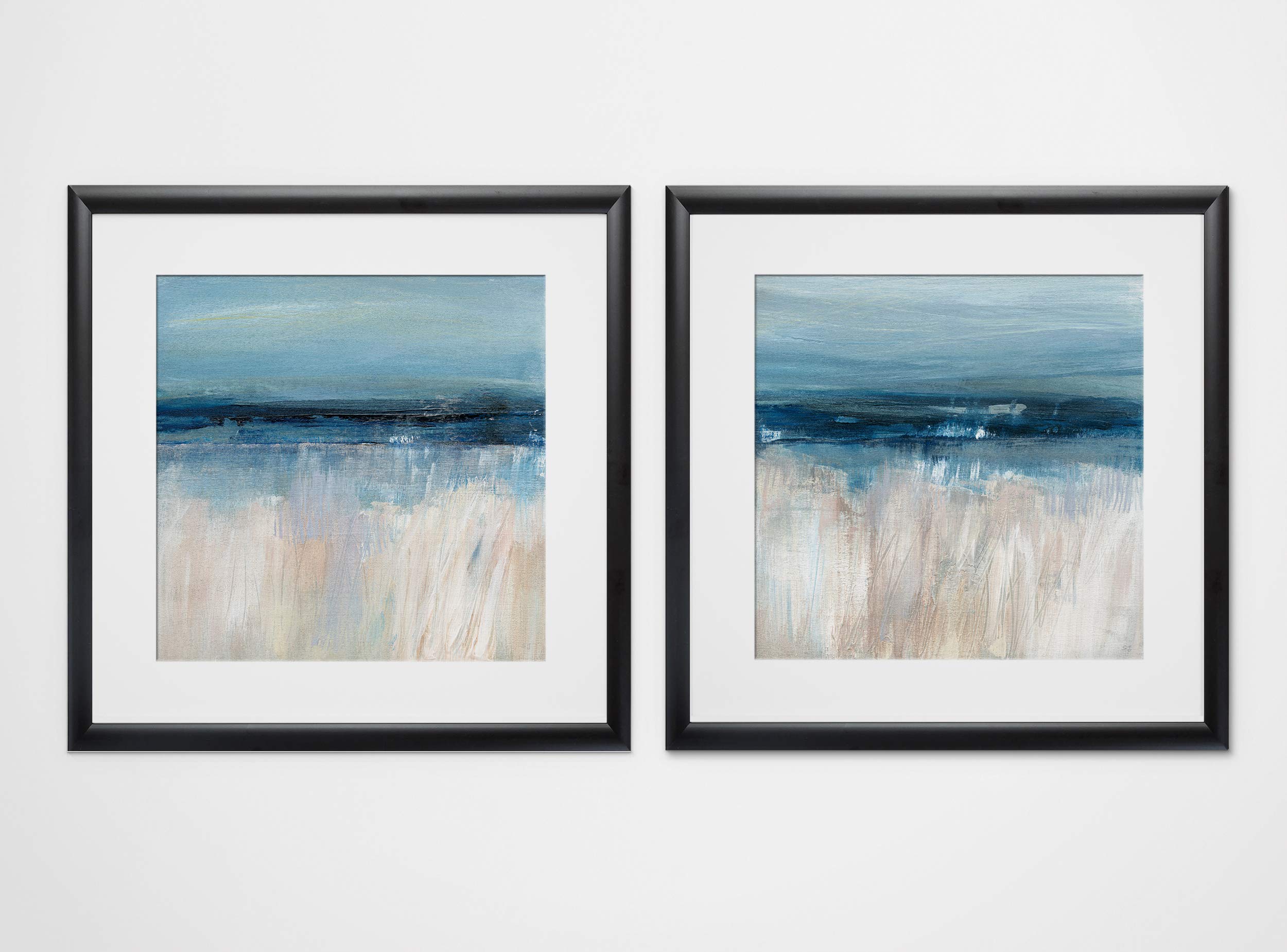 WEXFORD HOMEOn The On The Severn -2 Piece Set Art Print, Black