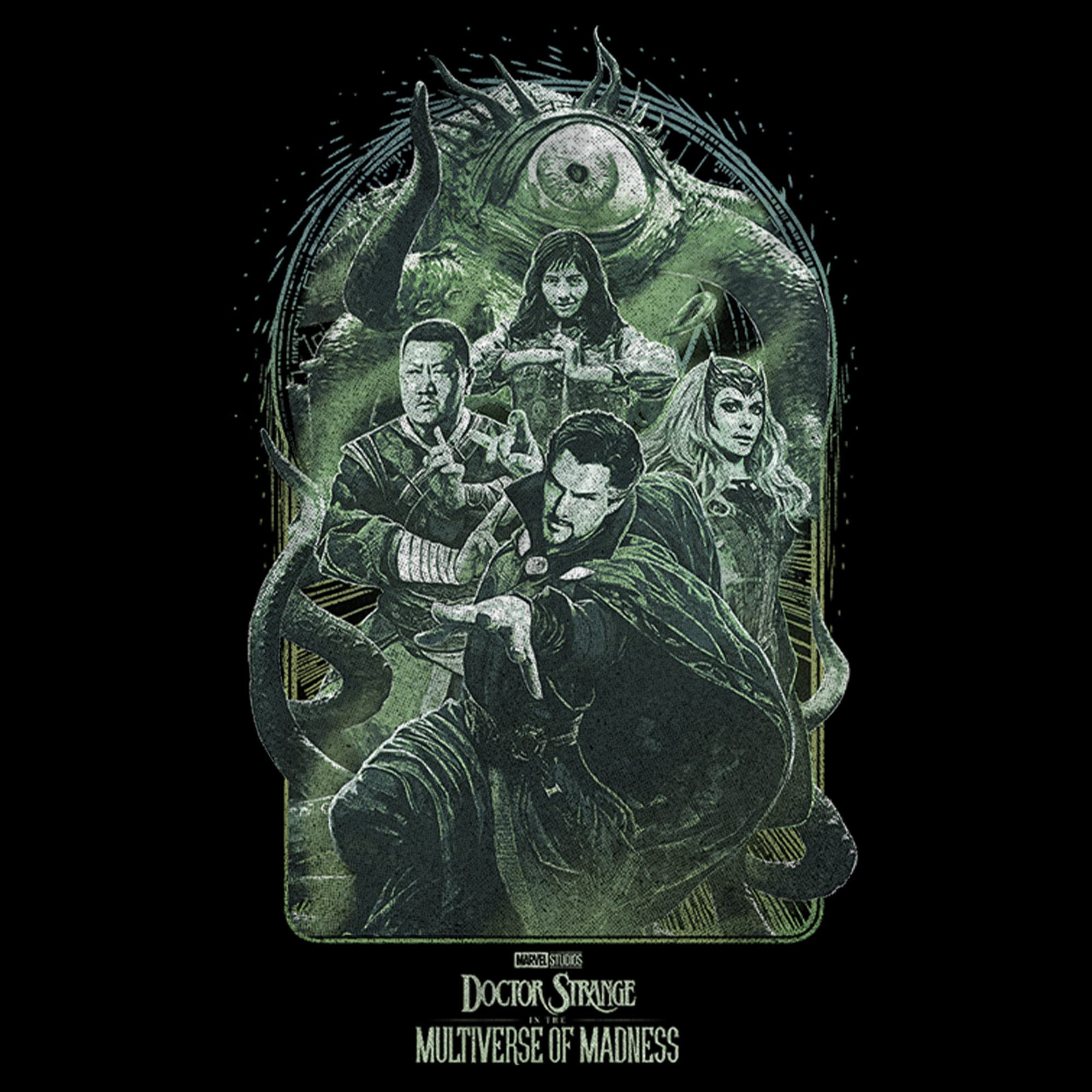 Marvel Strange Group bluza chłopięca z kapturem, czarny, XL