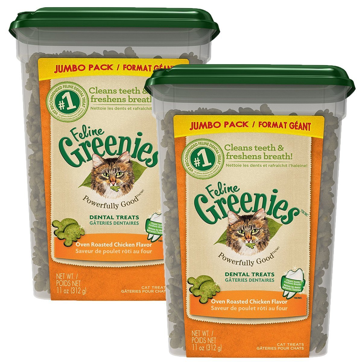 FELINE GREENIES Dental Cat Treats