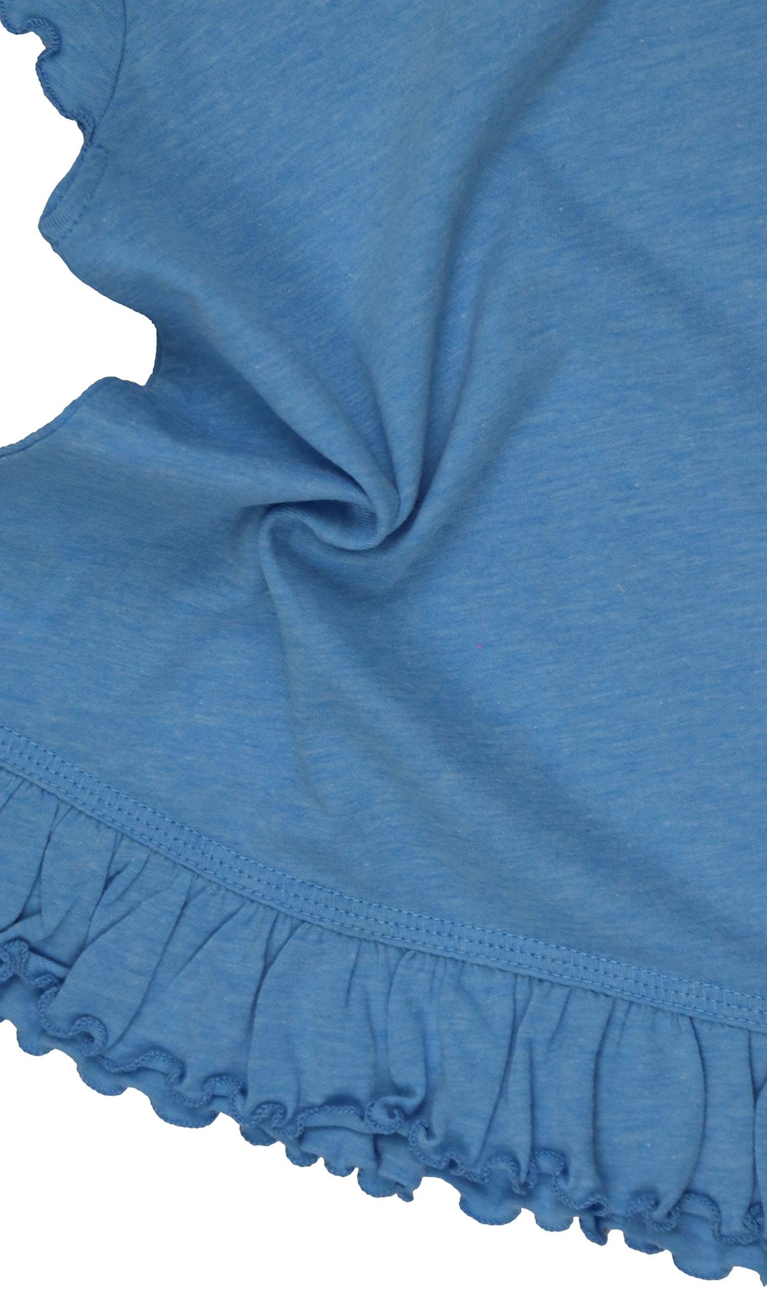 ToBeInStyle - Blusa de manga revoloteada para niña - azul - 12 meses