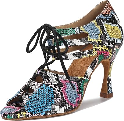 TDA Womens Sexy Lace-up Peep Toe