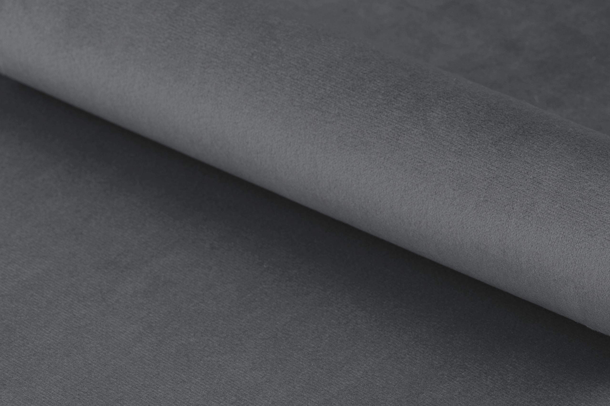 AC Design Furniture Gloria banc, Tissu, gris, L: 38 x W: 95 x H: 45 cm