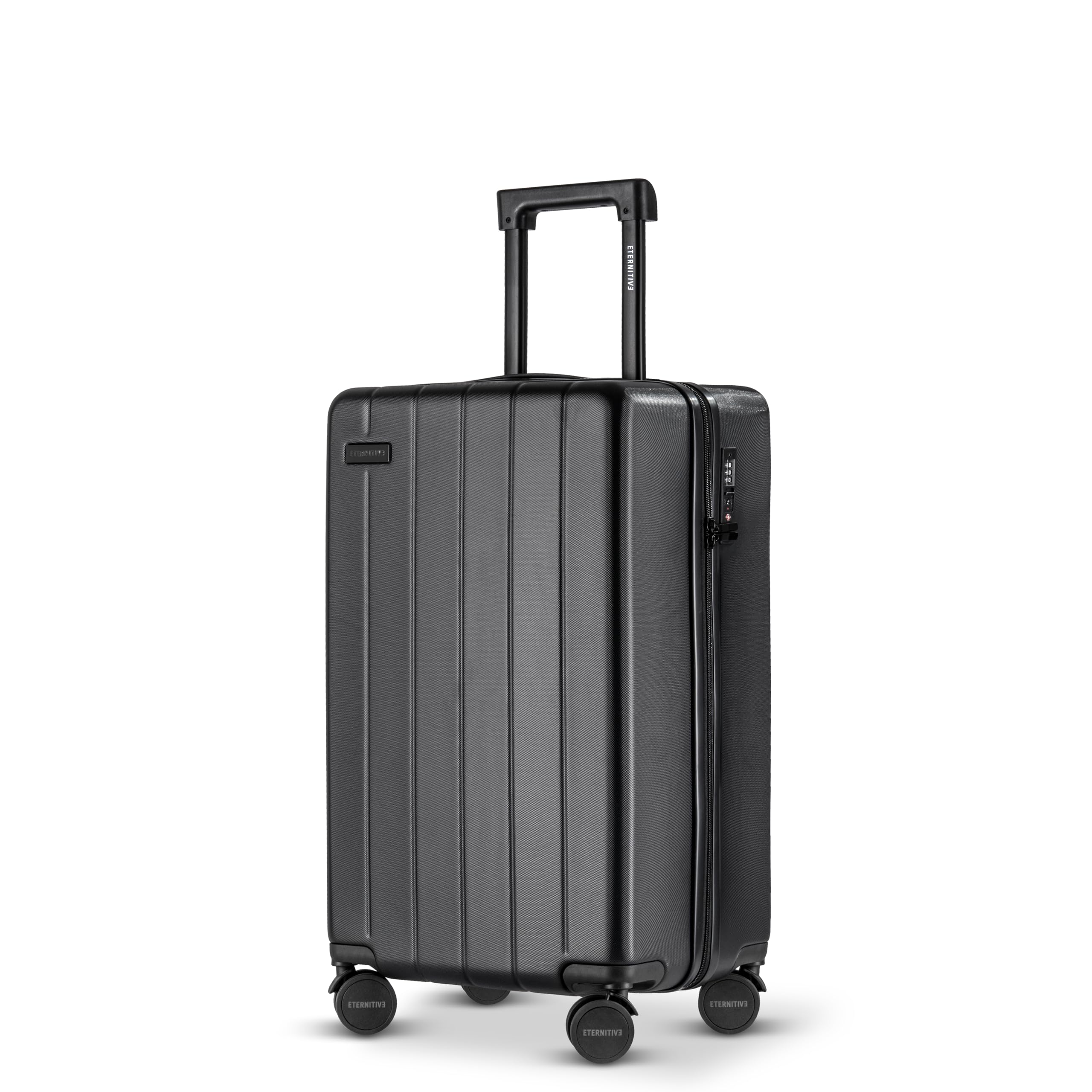 ETERNITIVE - Valigia | Valigia Rigida in ABS | Trolley con Lucchetto TSA | Bagaglio con 4 Doppie Ruote a 360°