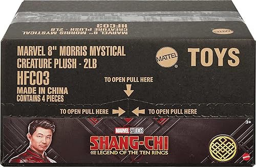 Miniatura 5 de Marvel Studios' Shang-Chi Morris personaje de peluche, muñeca suave de 8 pulgadas inspirada en Shang-Chi de Marvel Studios y La leyenda de los diez