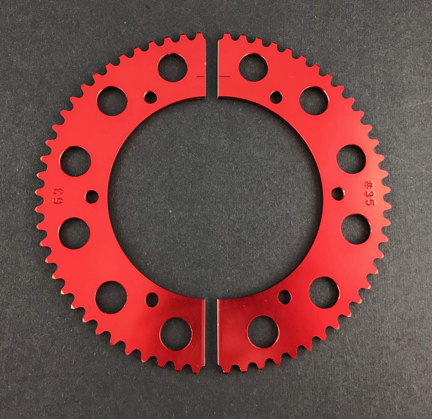 OMB Warehouse Pit Parts Split Sprocket - 67 Tooth - 35 Chain