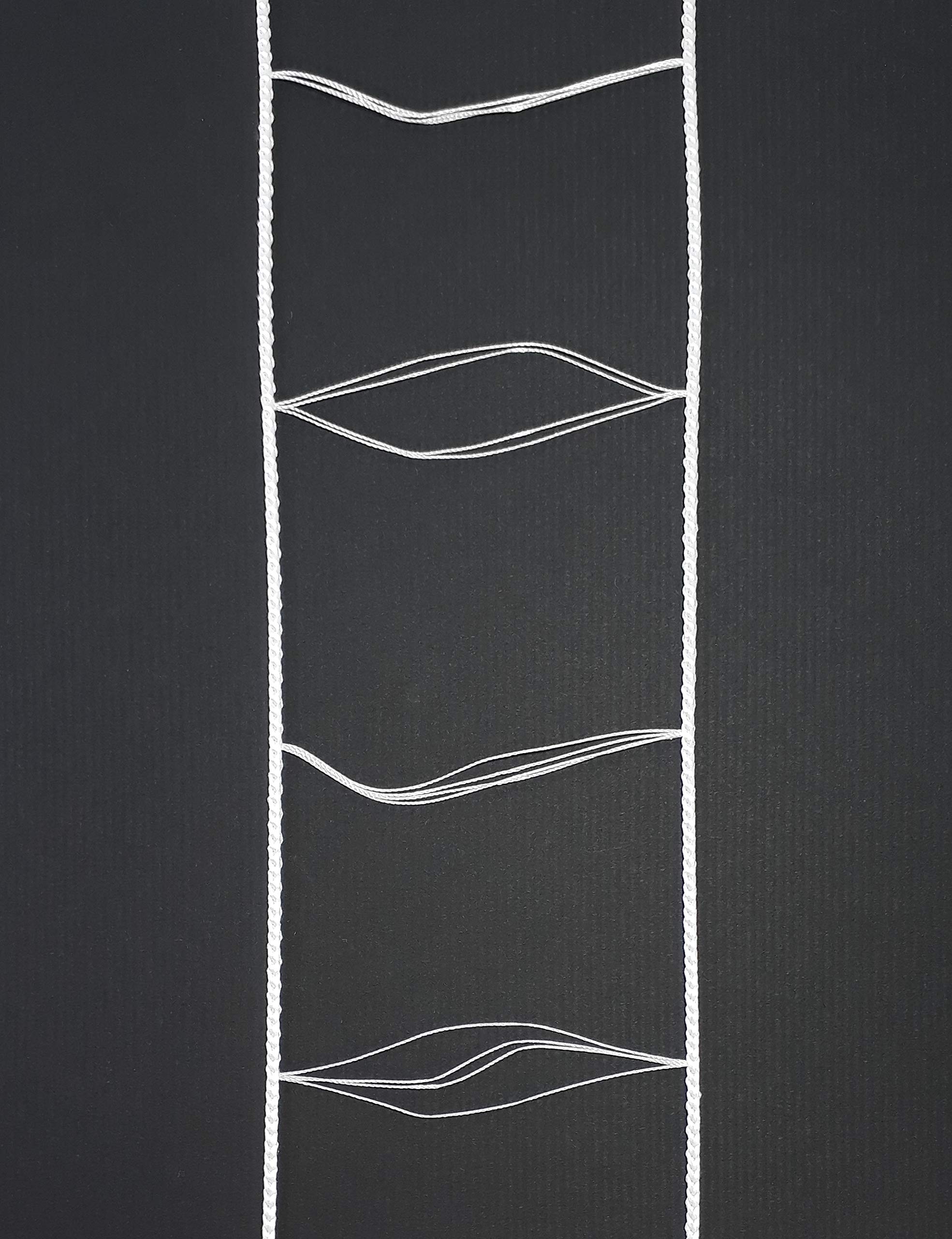 Asia Buy White Ladder String Tape For 2.5" Blinds (54Mmx67mm) (25 Ft)