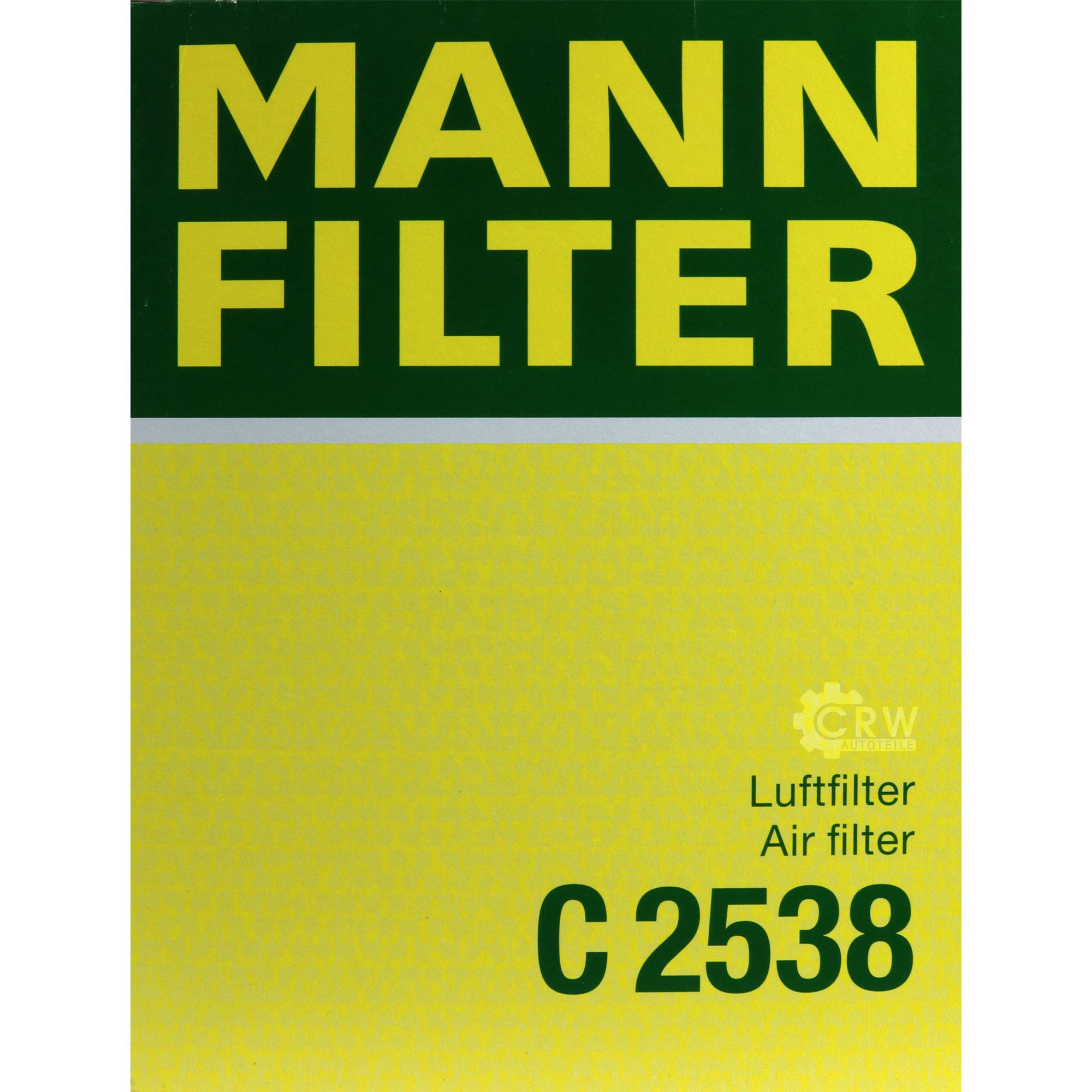 Paquete de inspección Kit de mantenimiento de filtros con filtro de aceite W 79, filtro de aire C 2538, filtro de combustible P 733/1 x, filtro de habitáculo CUK 2316, tornillo de cierre