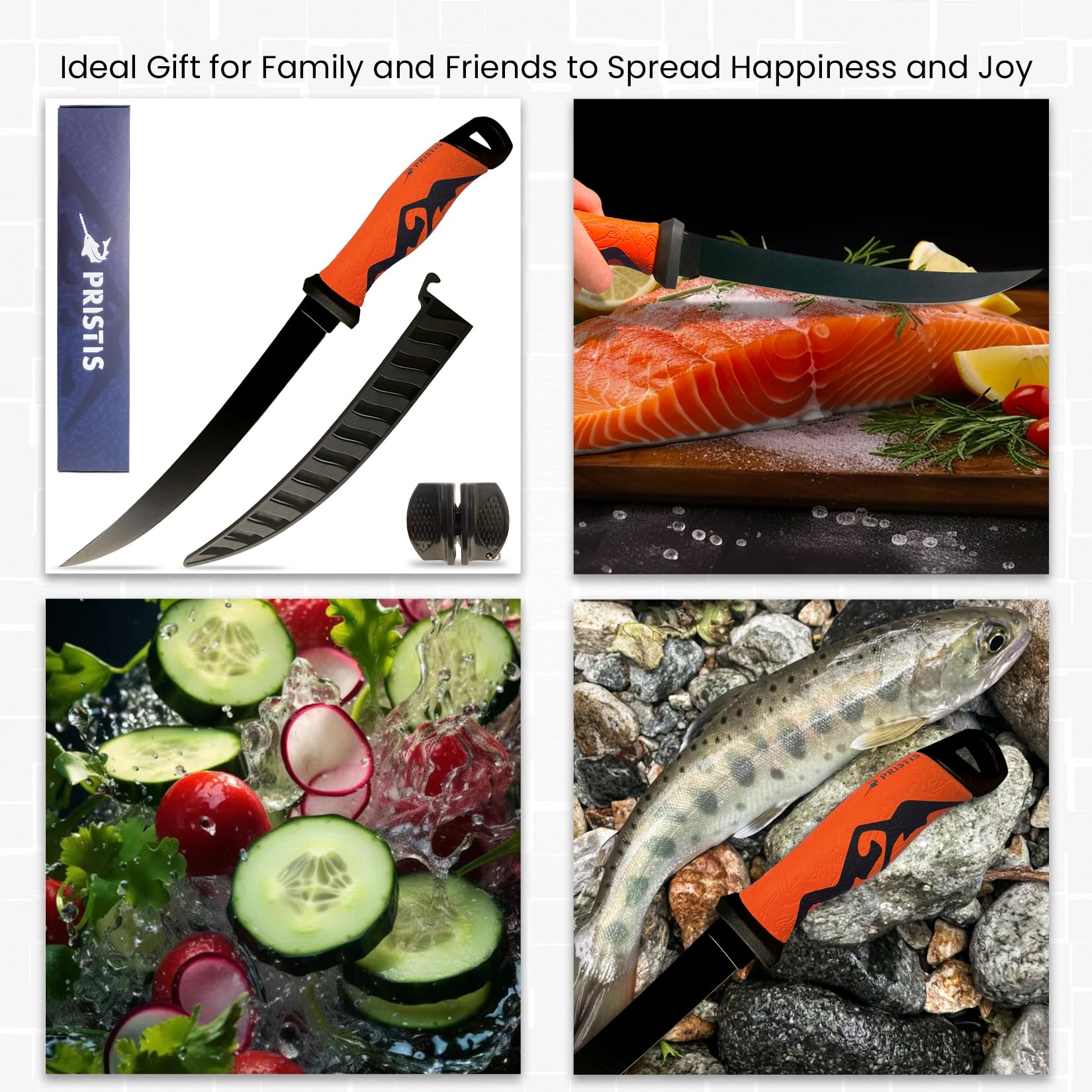 Pristis 9" Filleting & Boning Knife - Sharp & Durable -7